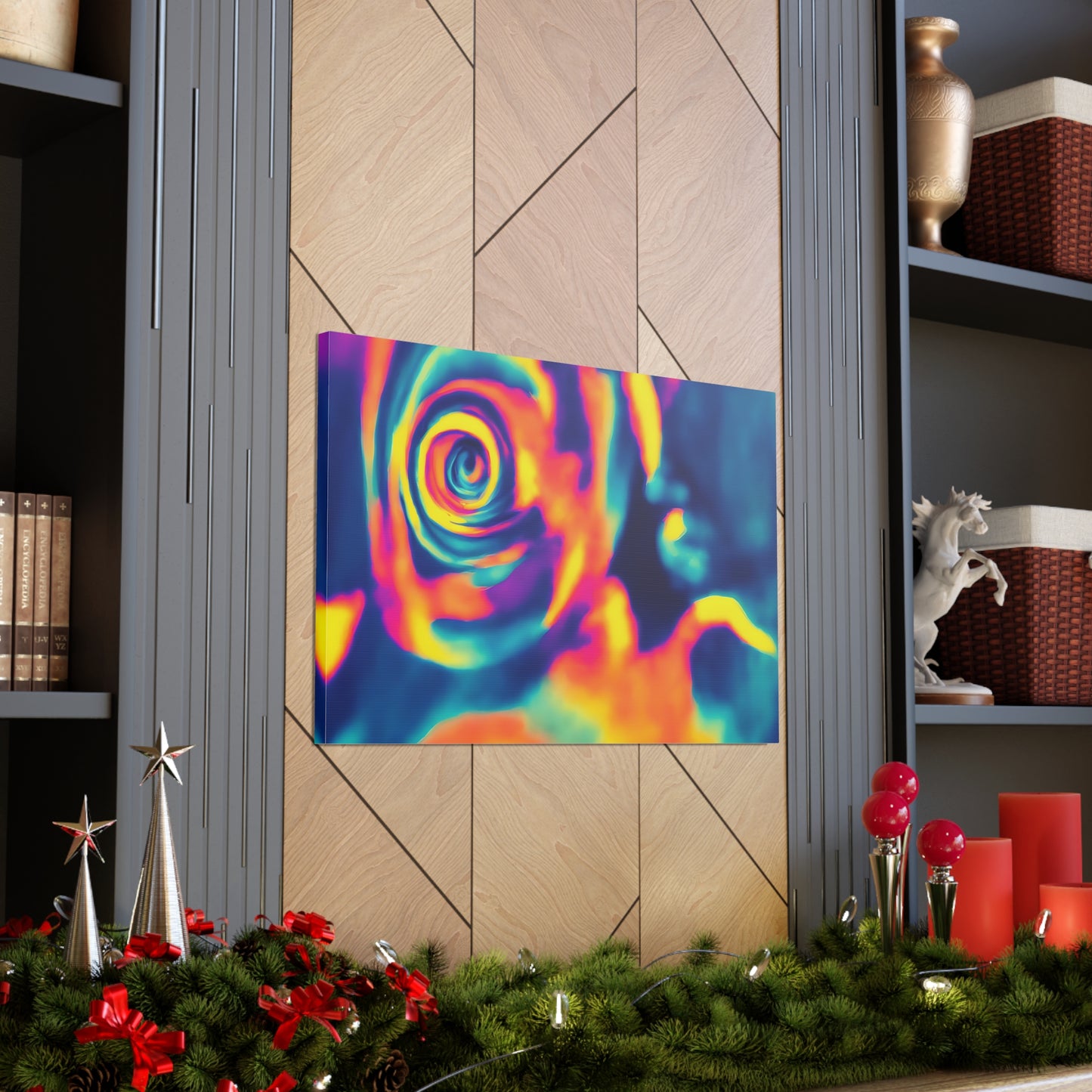 Whirlwind of Colour: Abstract Colors Wall Décor