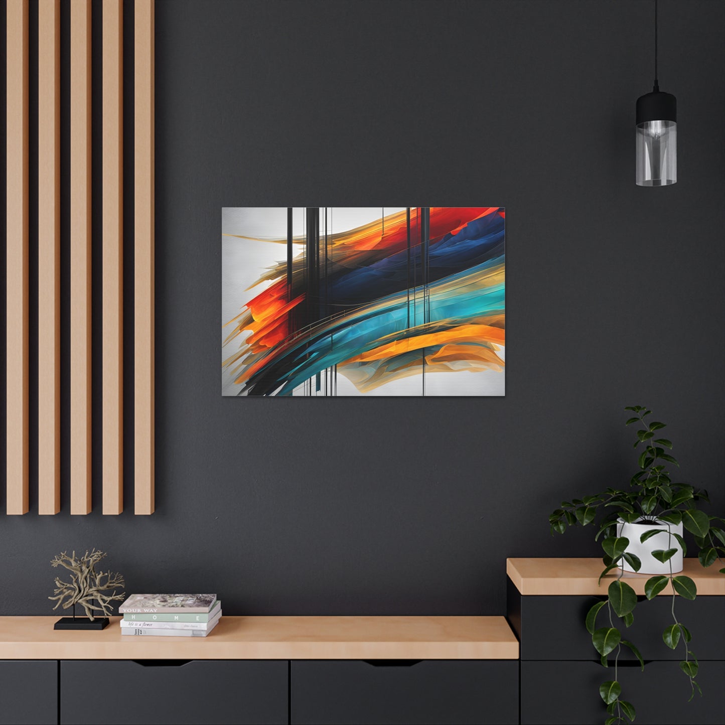 Soul's Wingspan: Abstract Wall Décor