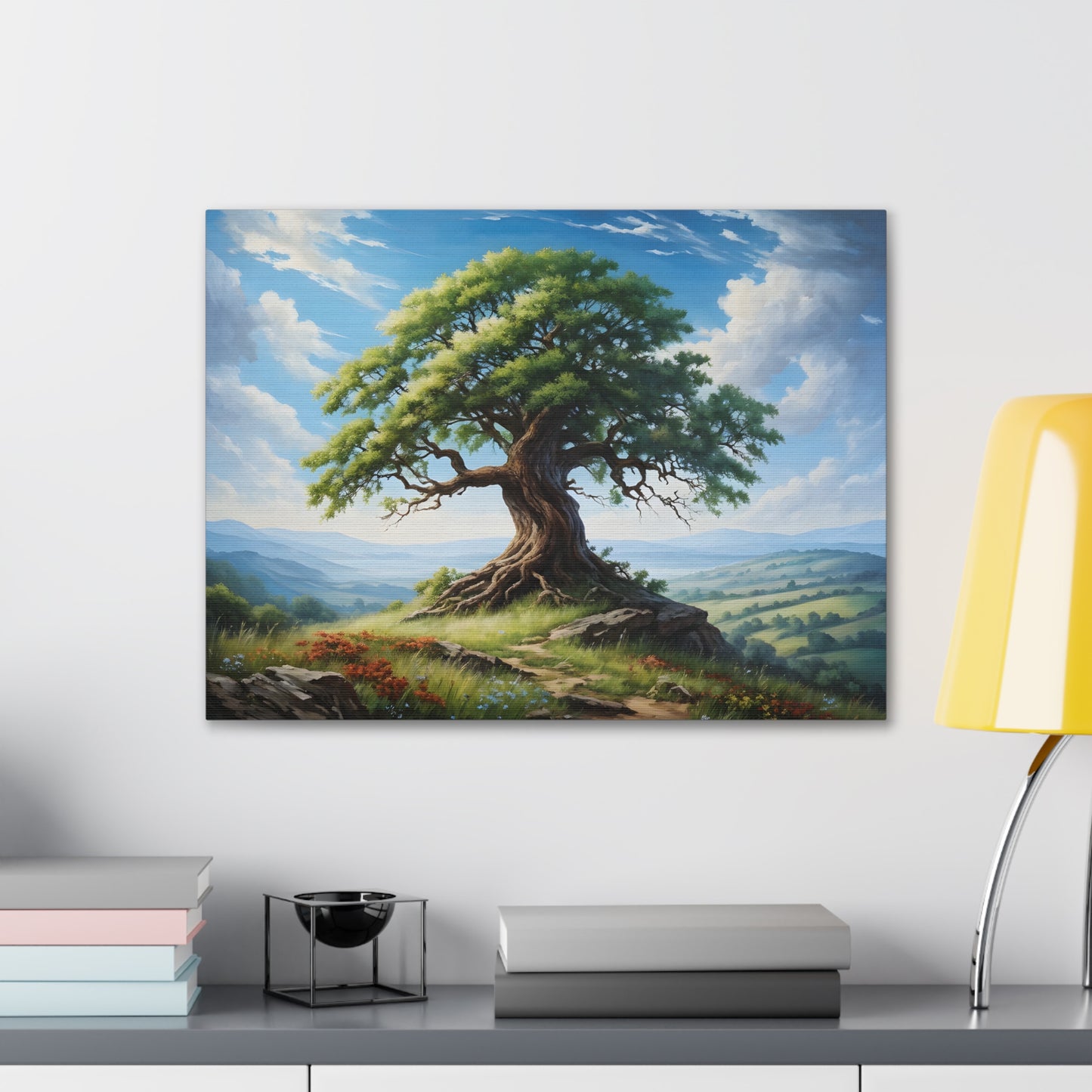 Woodland Peace: Classic Oil Painting Wall Décor