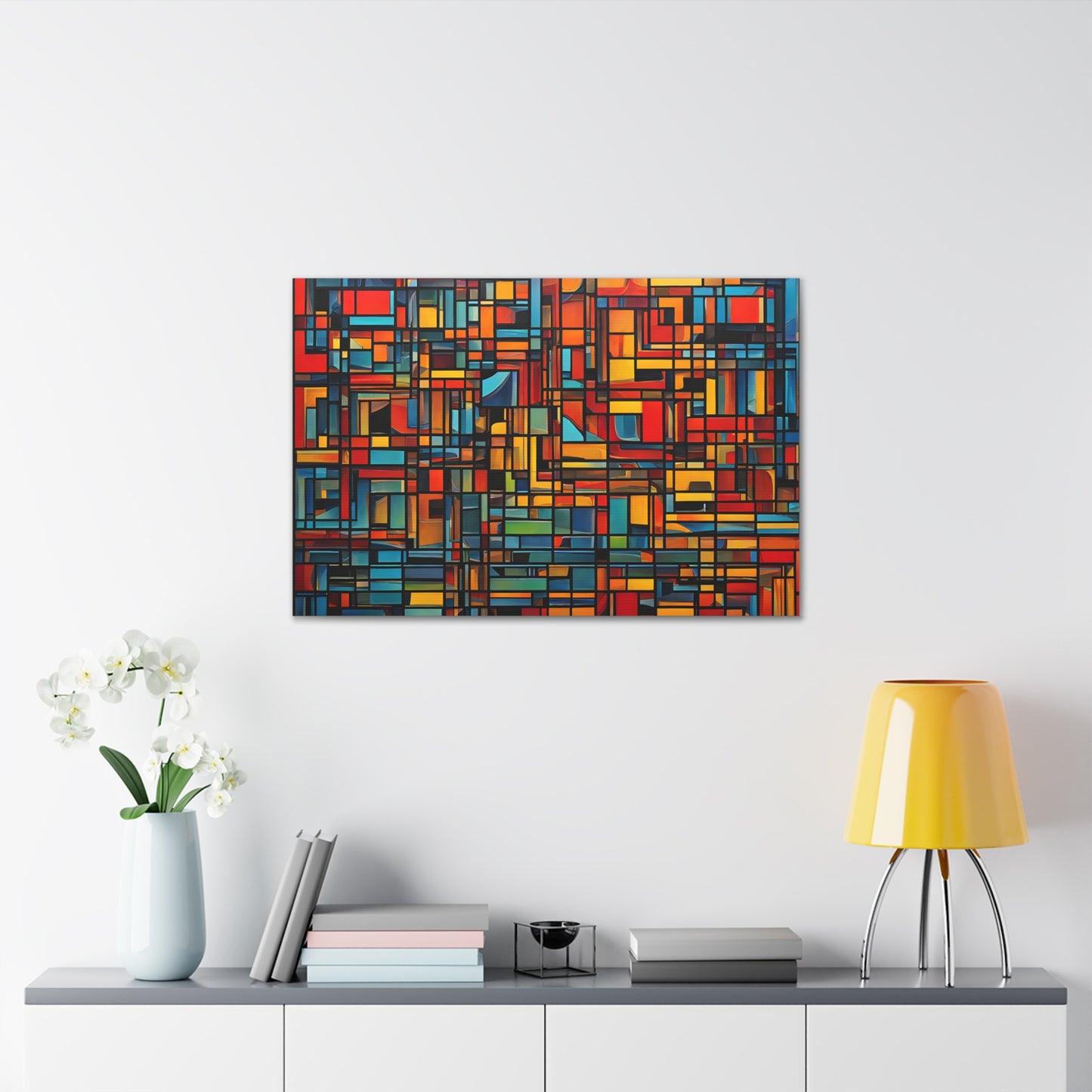 Chromatic Field: Abstract Wall Décor