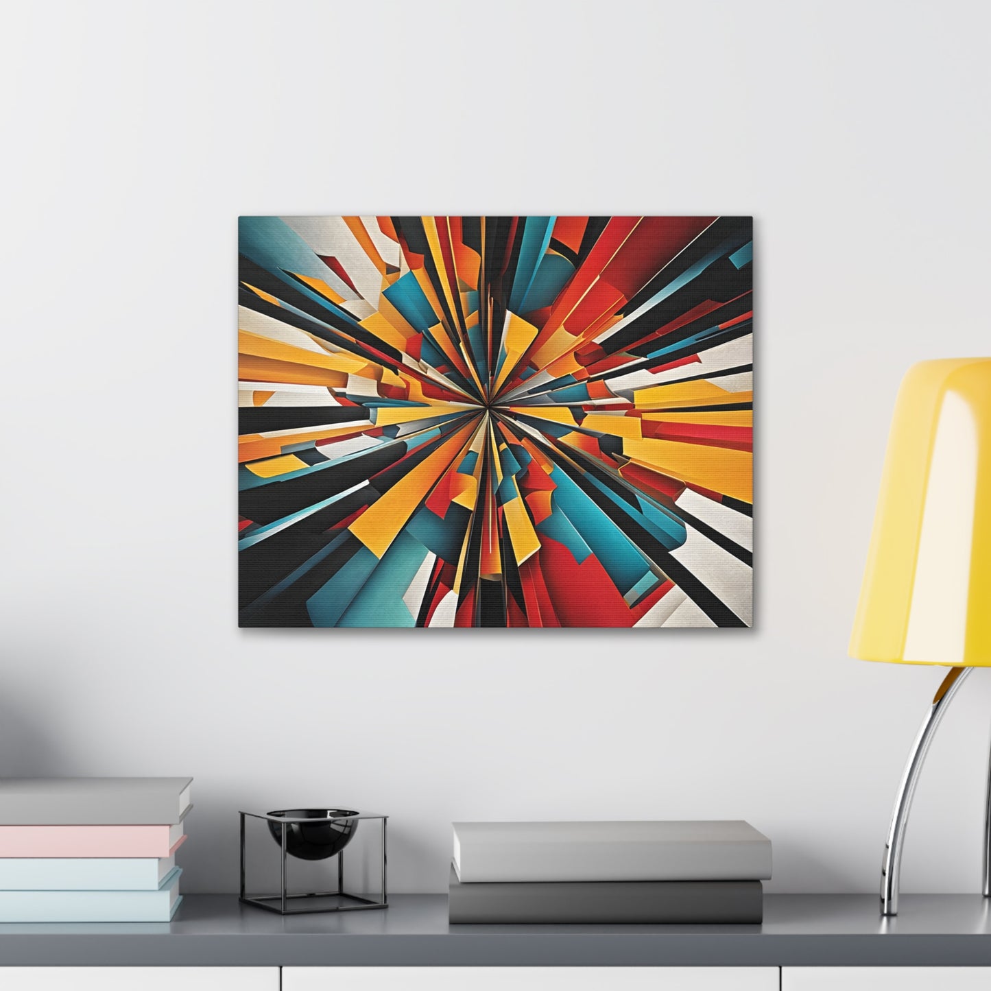 Crystal Whirl: Abstract Wall Décor