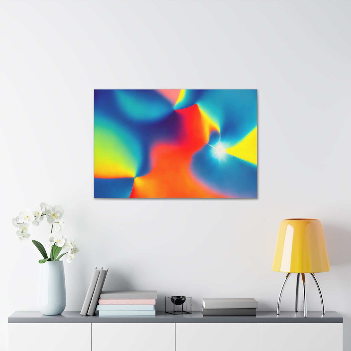 Vibrant Spectrum: Abstract Colors Wall Décor