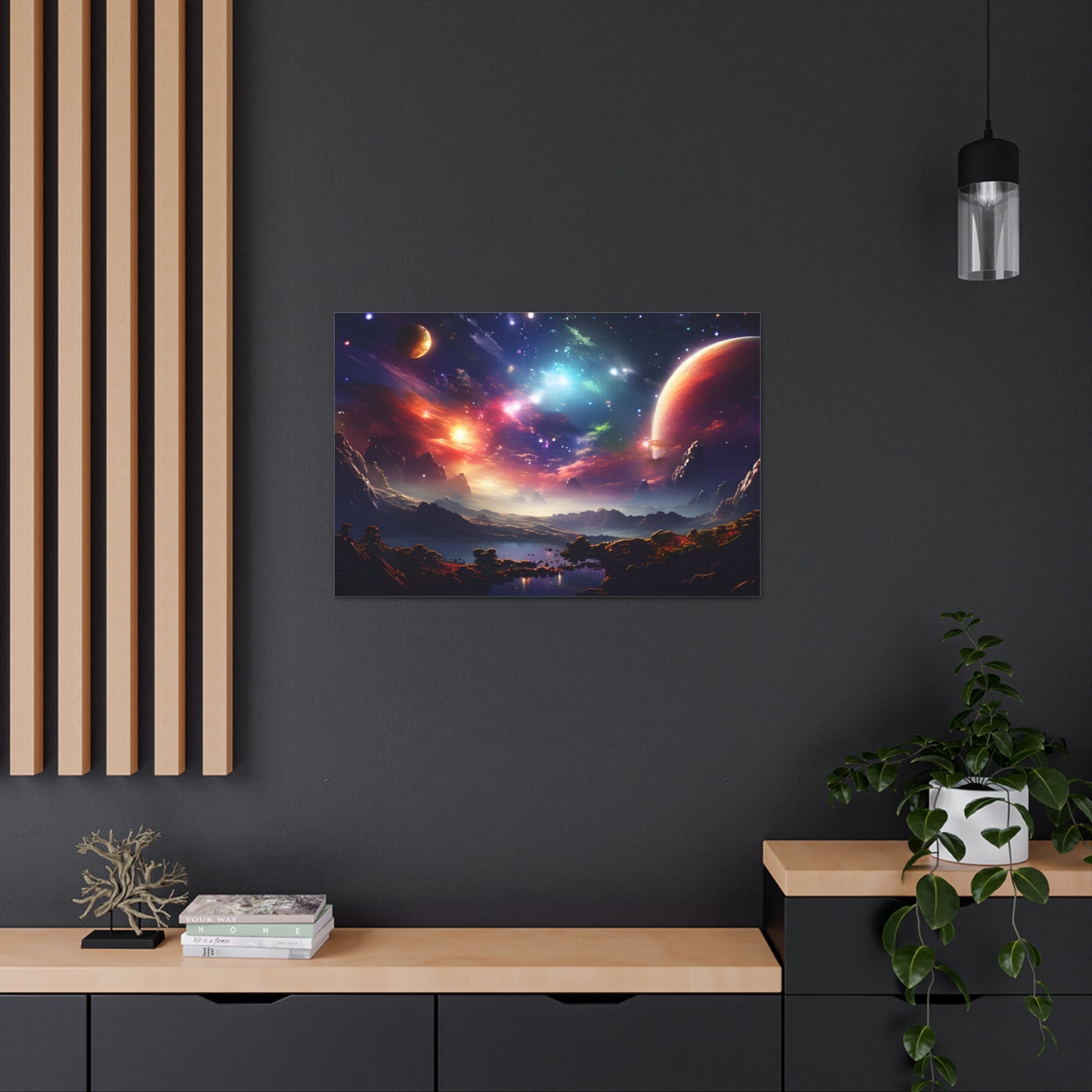 Galactic Gateway: Space Wall Décor