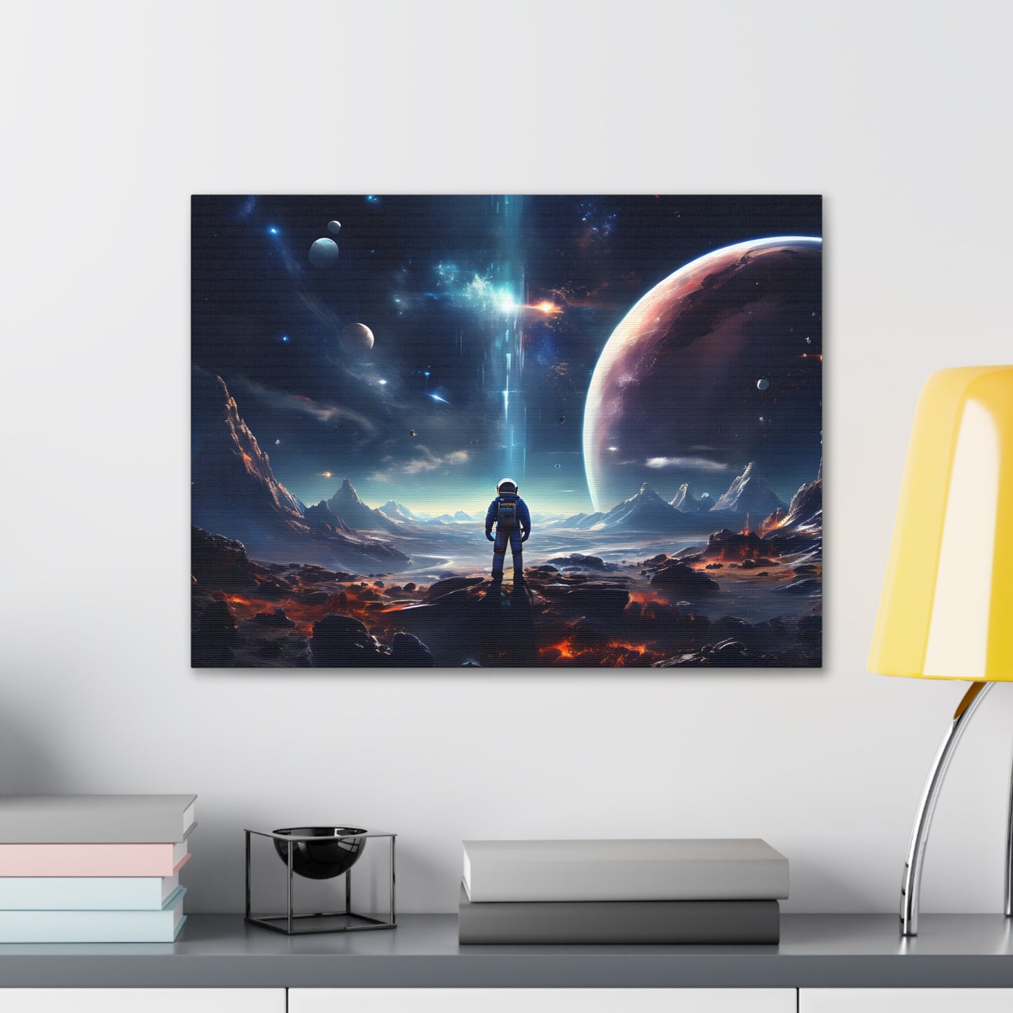 Astronaut's Journey: Space Wall Décor