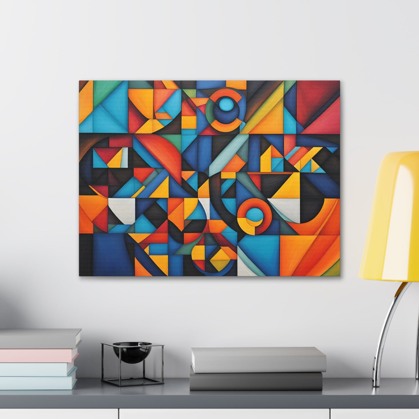 Iridescent Maze: Abstract Wall Décor