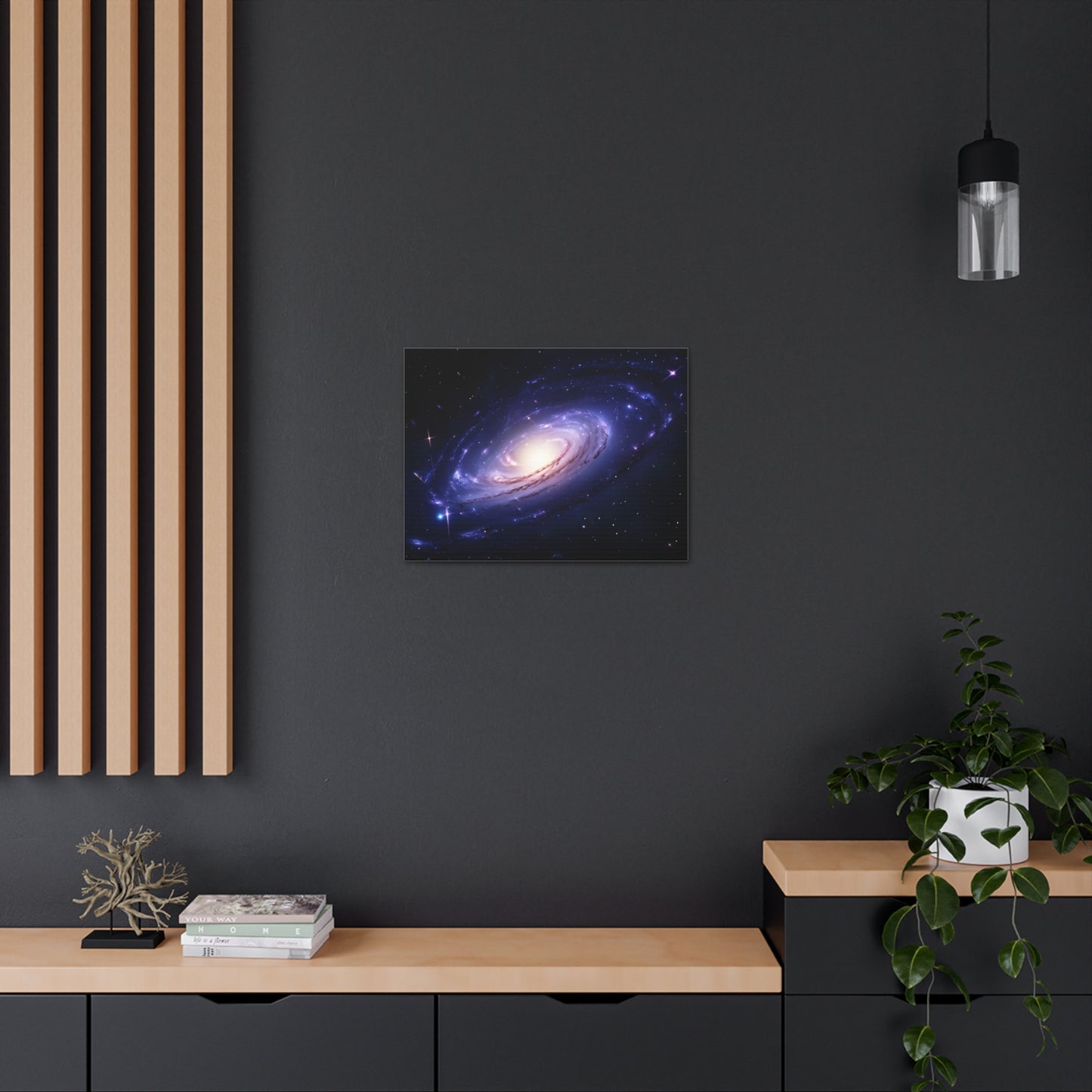 Celestial Cascade: Space Wall Décor