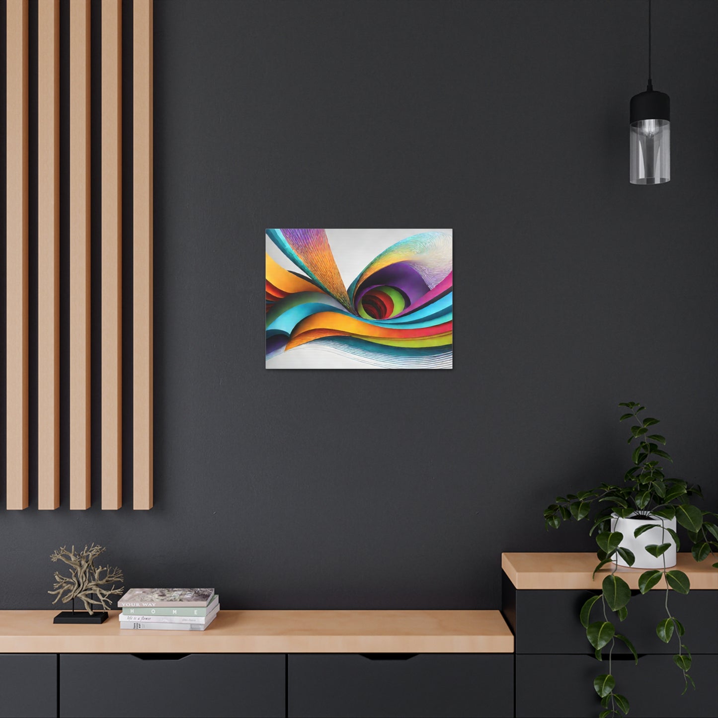 Aurora Harmony: Abstract Wall Décor