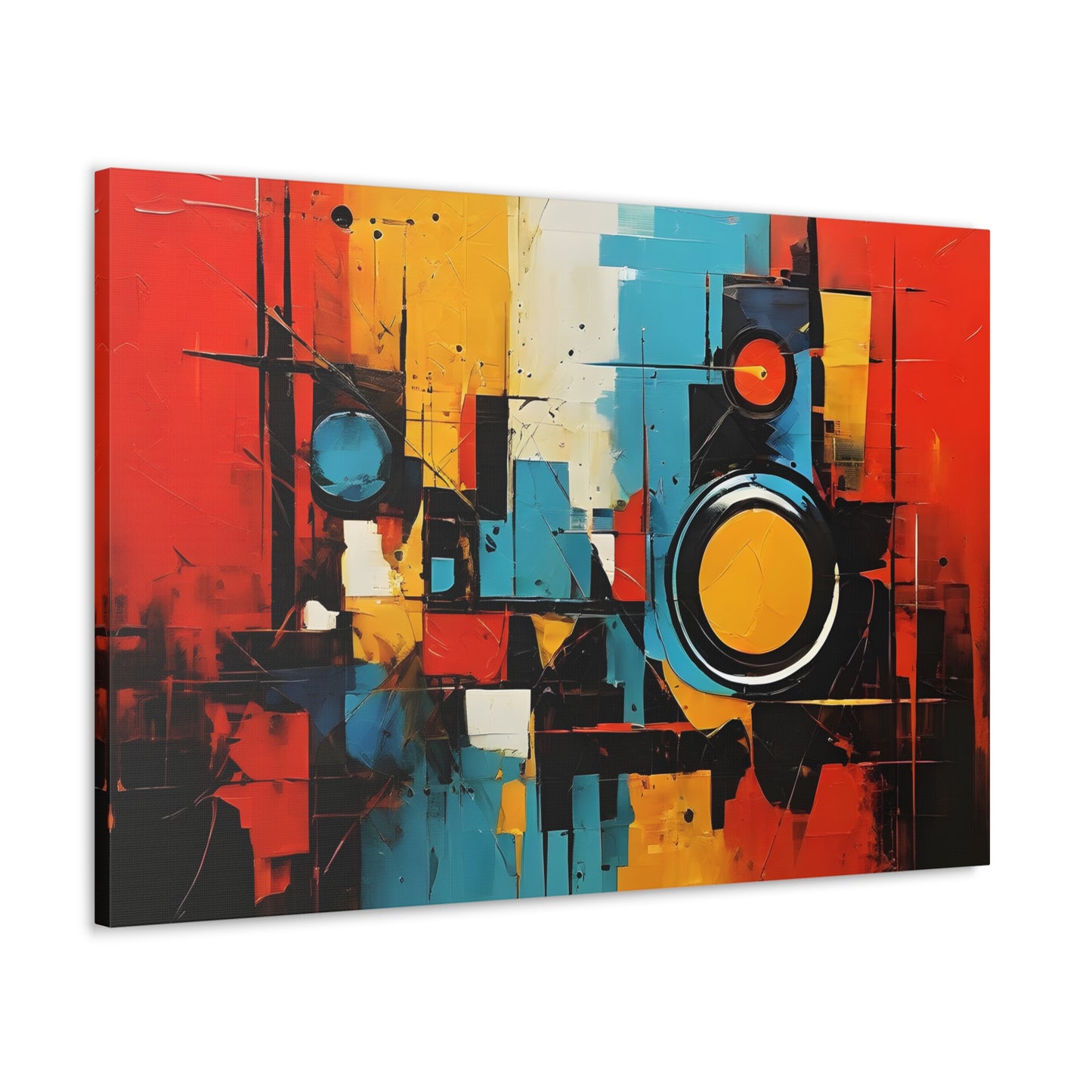 Vibrant Spectacle: Abstract Wall Décor