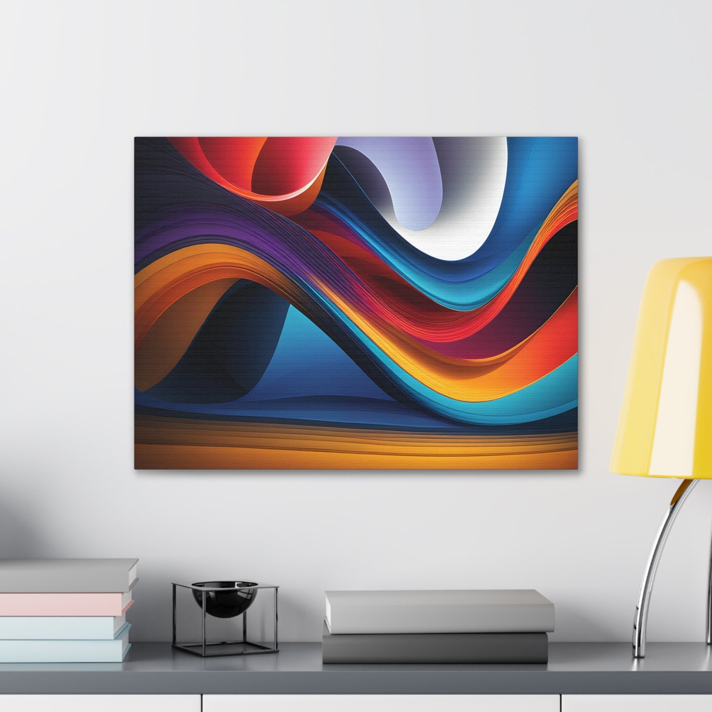 Enchanted Waves: Abstract Wall Décor