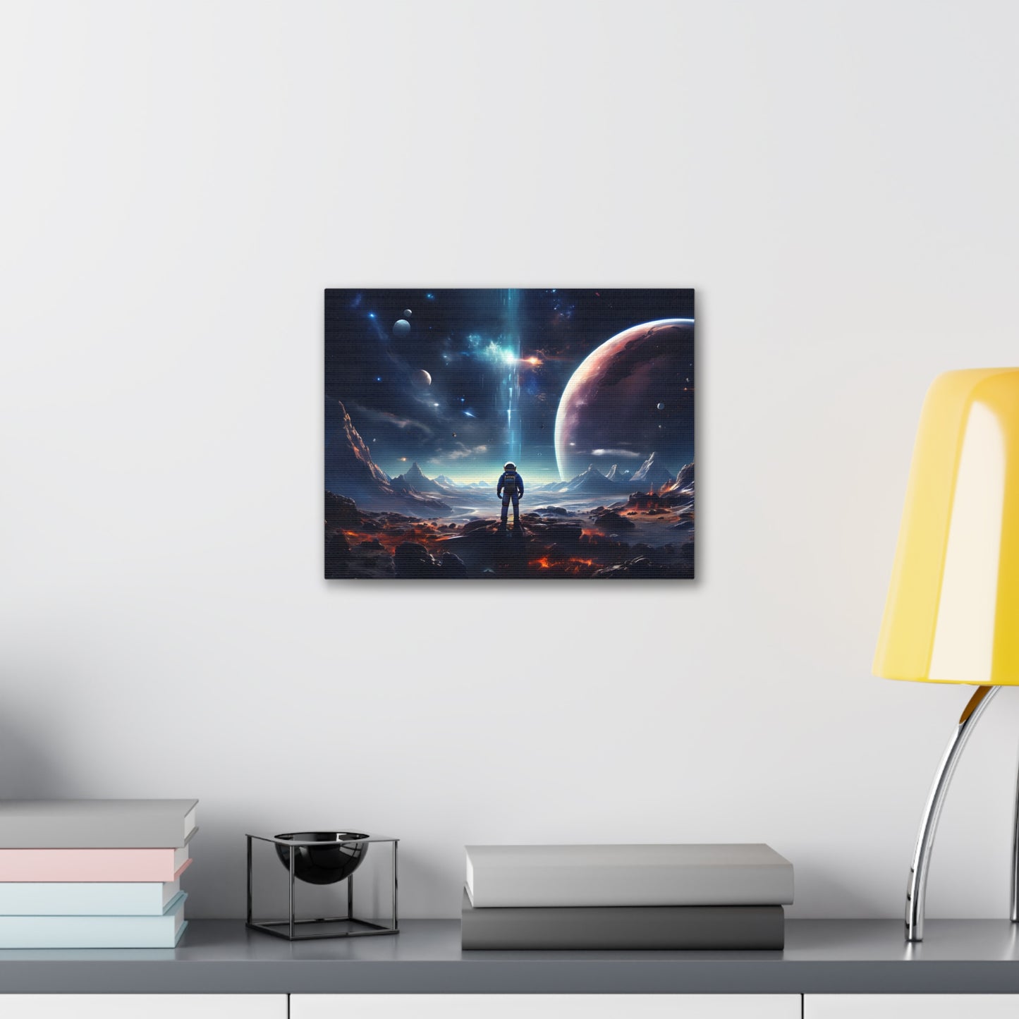 Astronaut's Journey: Space Wall Décor