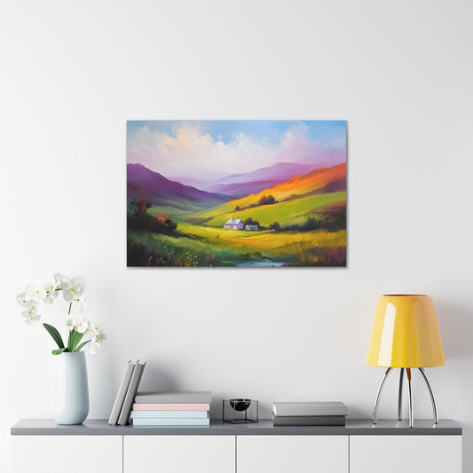 Enchanted View: Classic Oil Painting Wall Décor