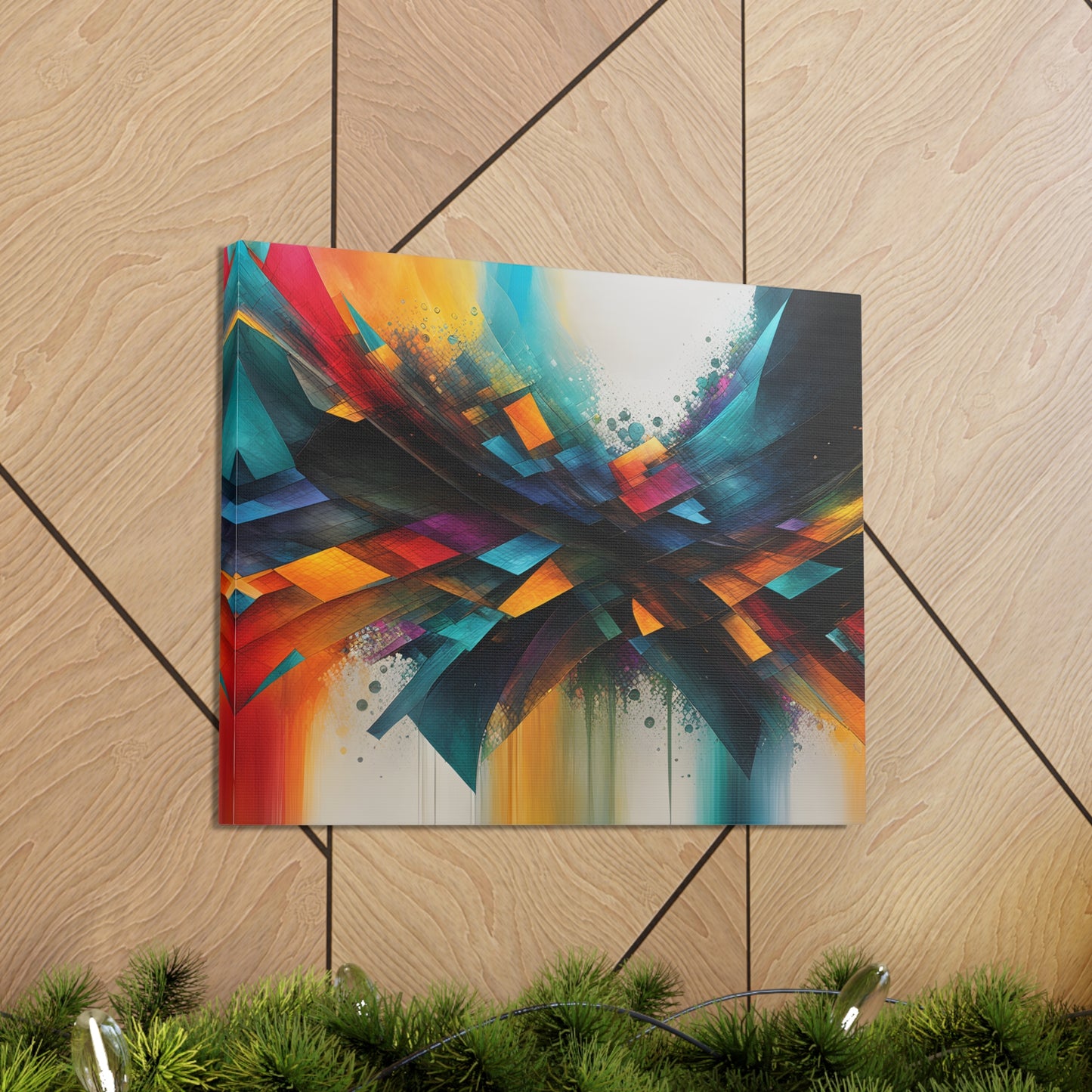 Harmony Waves: Abstract Wall Décor