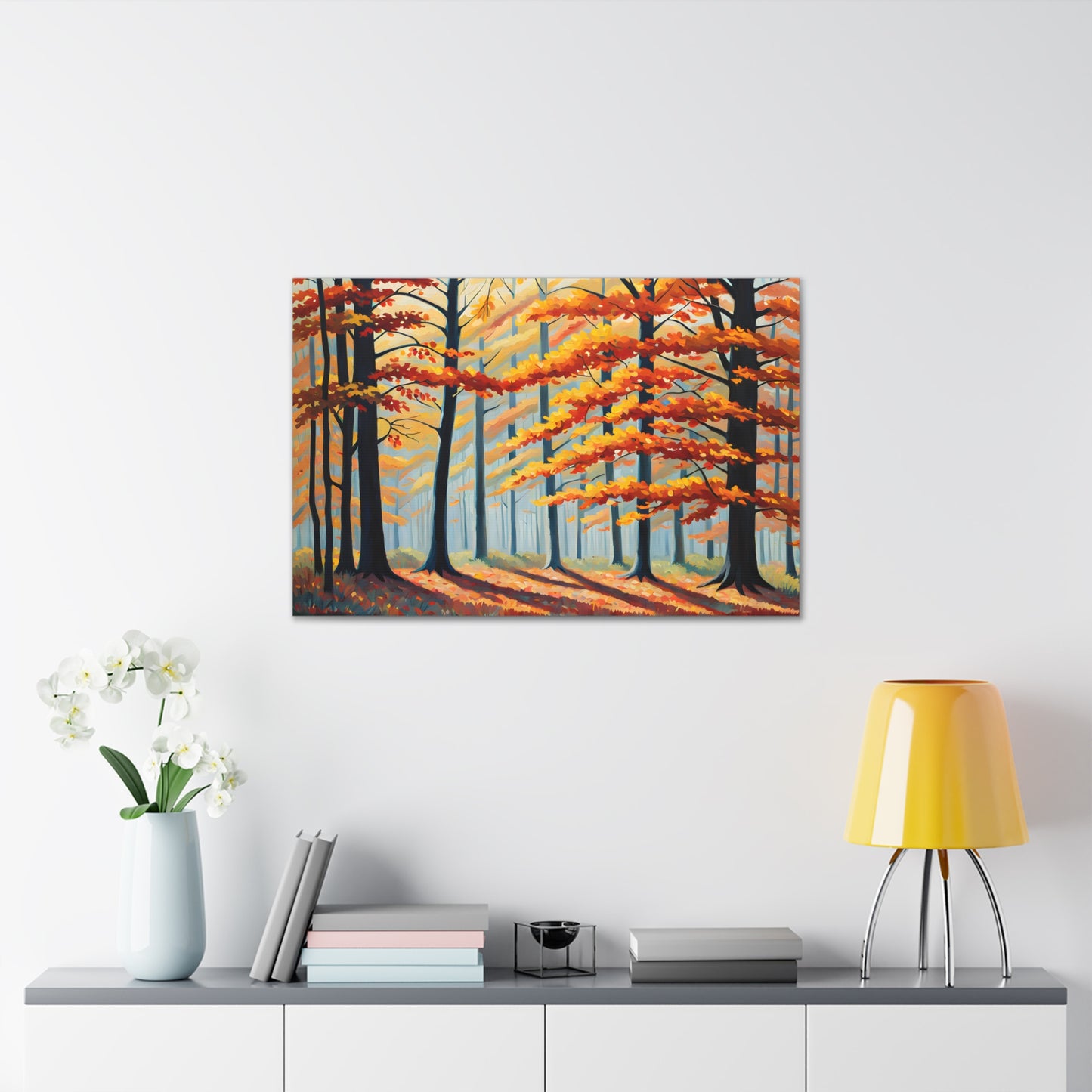 Autumn Hues: Classic Oil Painting Wall Décor