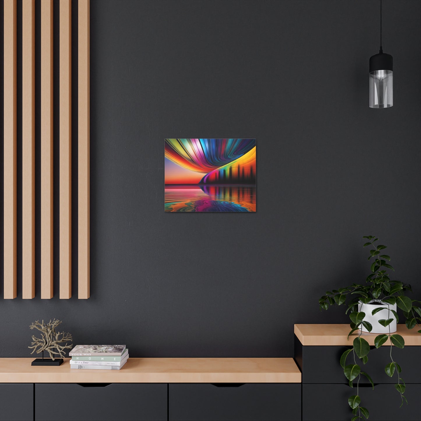 Rippled Silence: Abstract Wall Décor