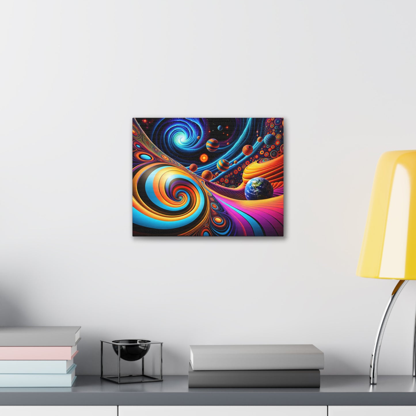 Cosmic Carousel: Psychedelic Wall Décor