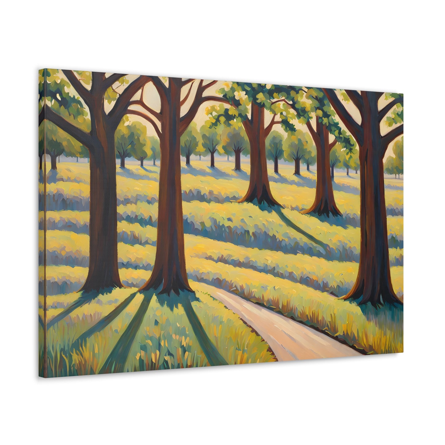 Tranquil Countryside: Classic Oil Painting Wall Décor