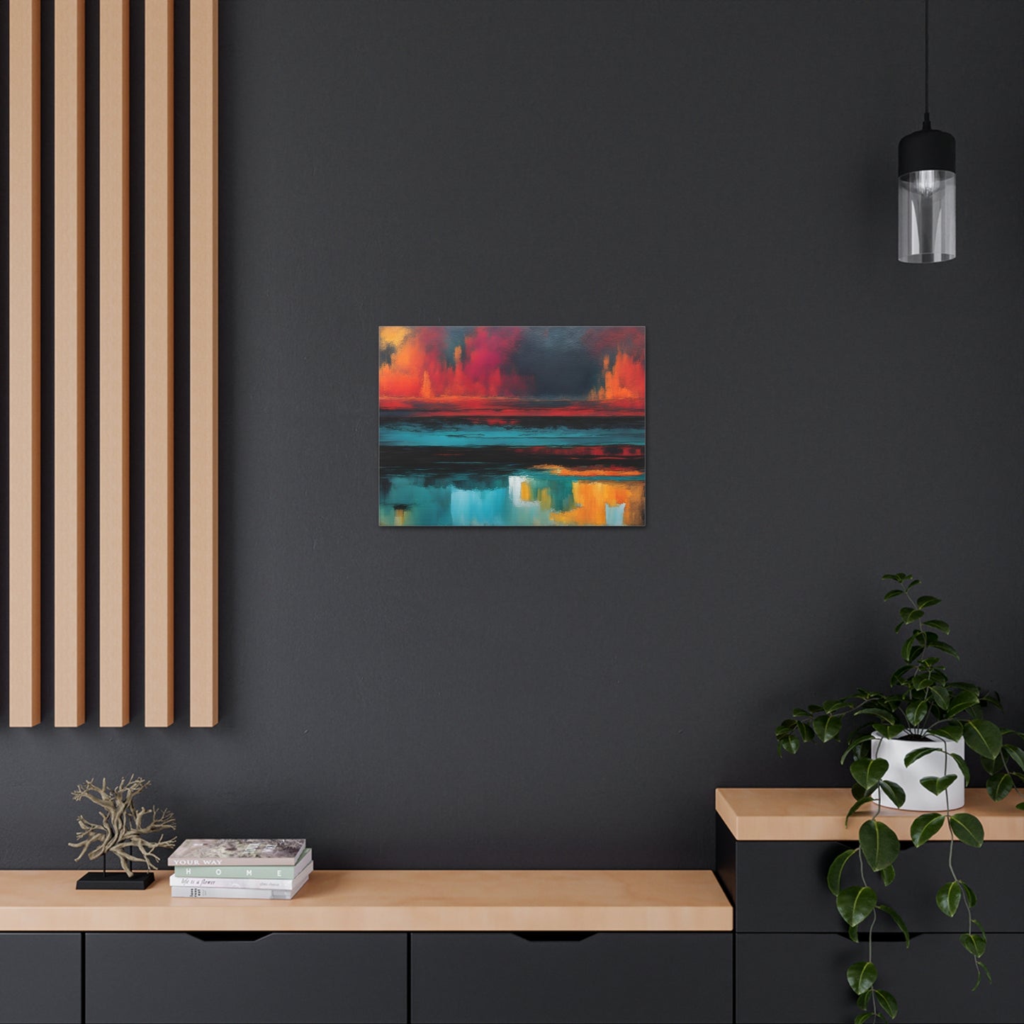 Strokes of the Sky: Abstract Wall Décor