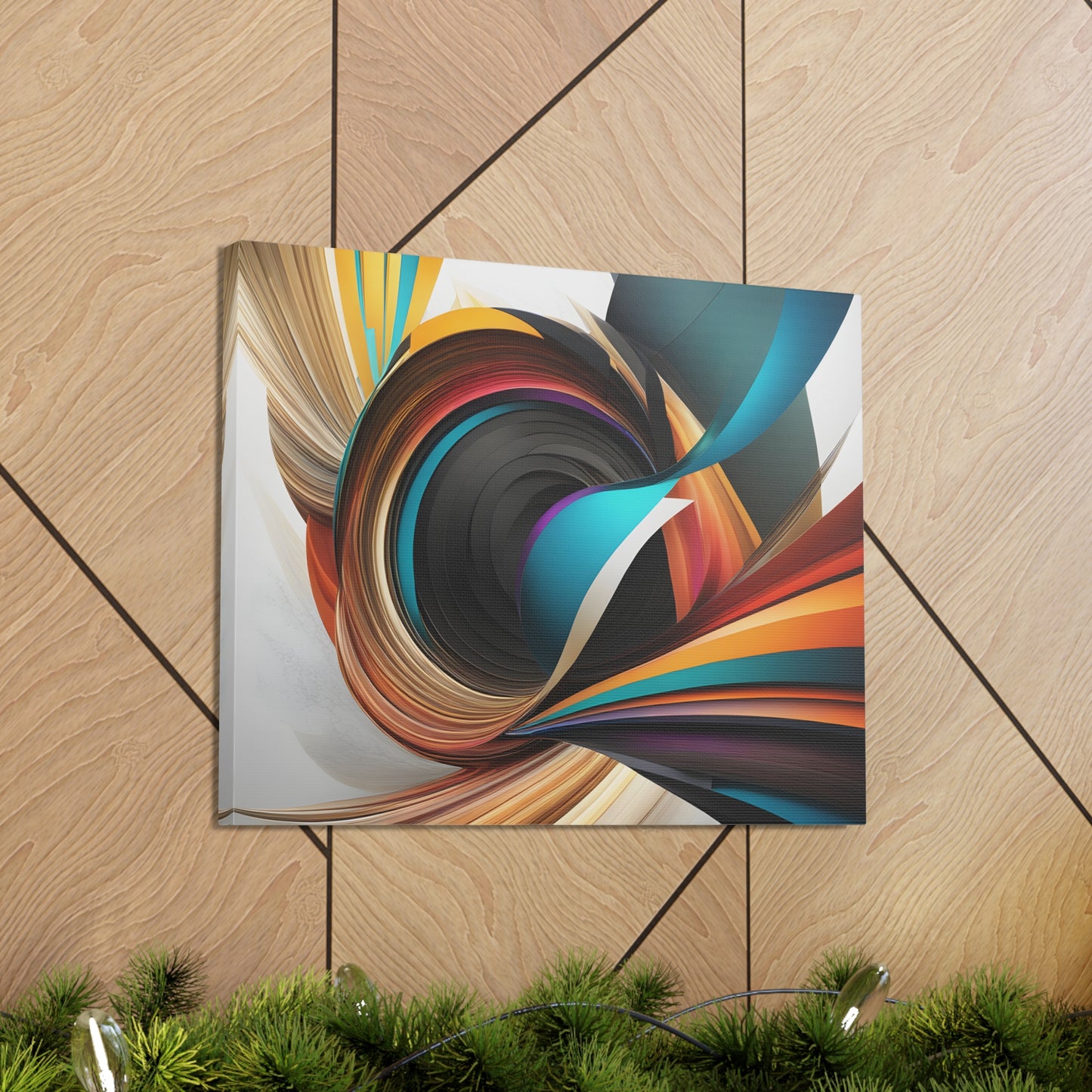 Spectrum Whirl: Abstract Wall Décor