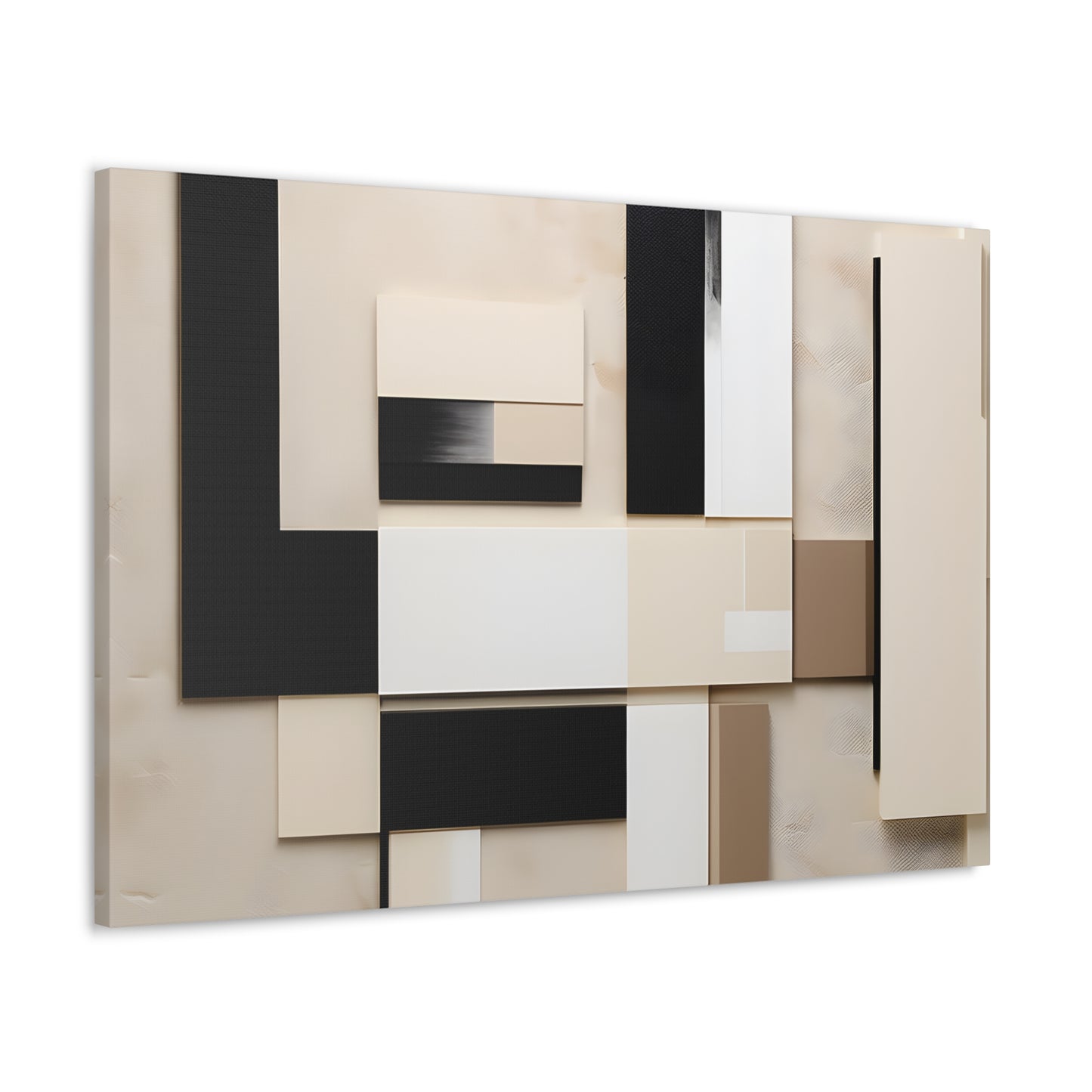 Neutral Flow: Abstract Beige Wall Décor