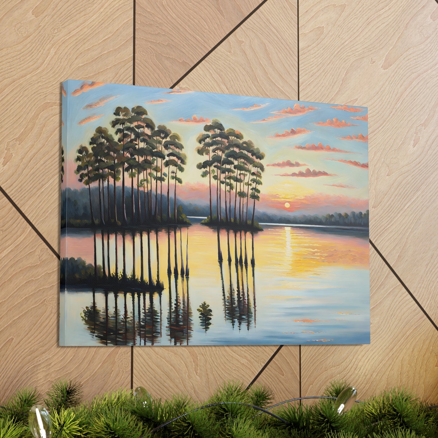 Crystal Waters: Classic Oil Painting Wall Décor