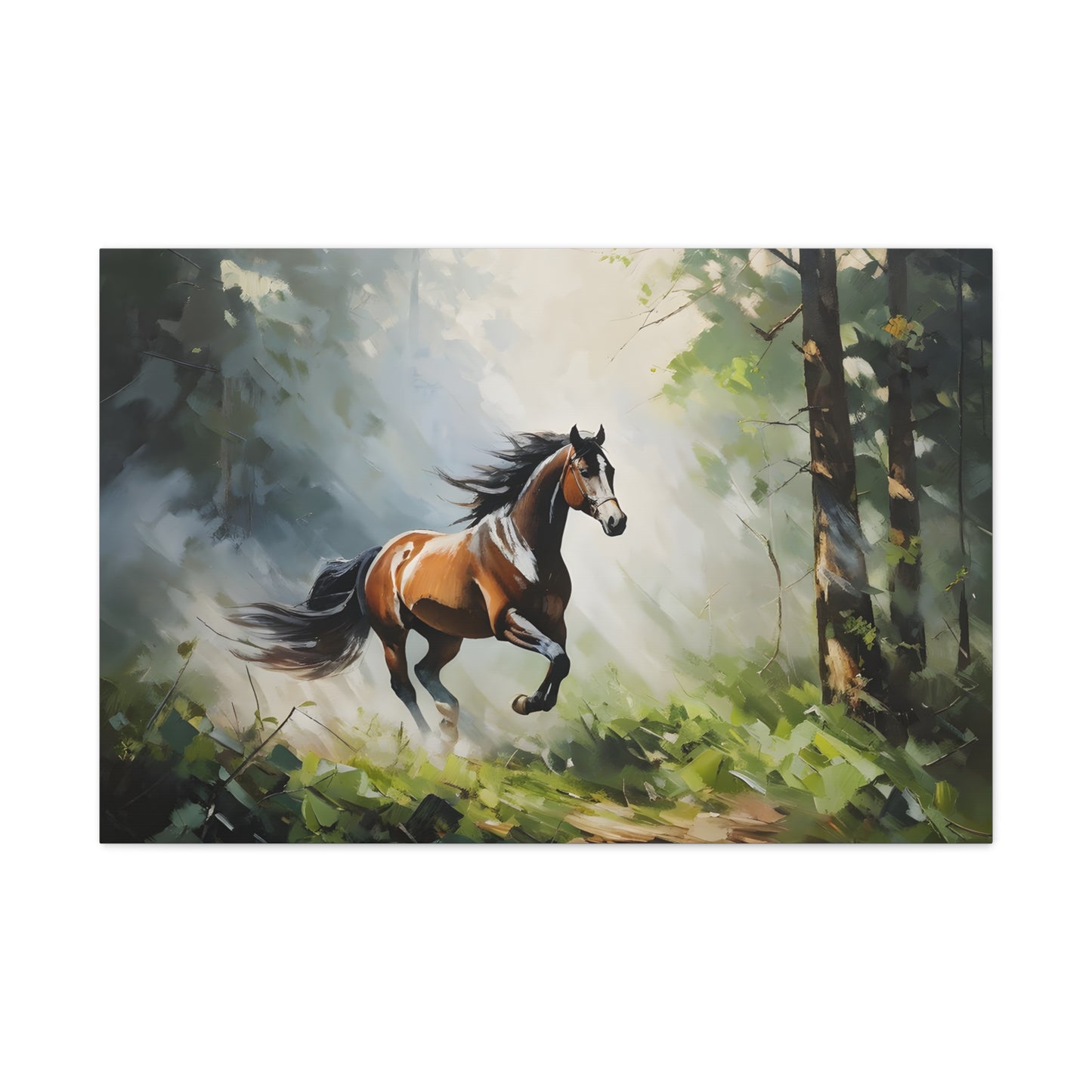 Whispering Meadows: Classic Oil Painting Wall Décor