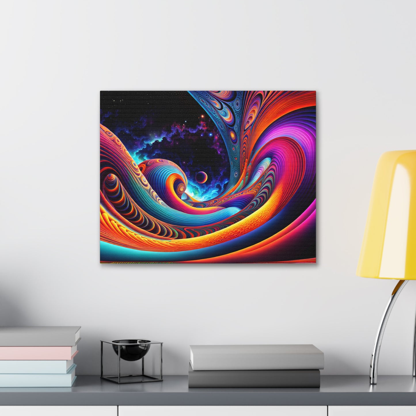 Galactic Groove: Psychedelic Wall Décor