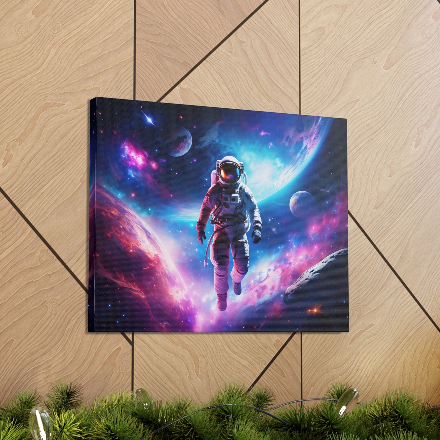 Astronaut's Ascent: Space Wall Décor