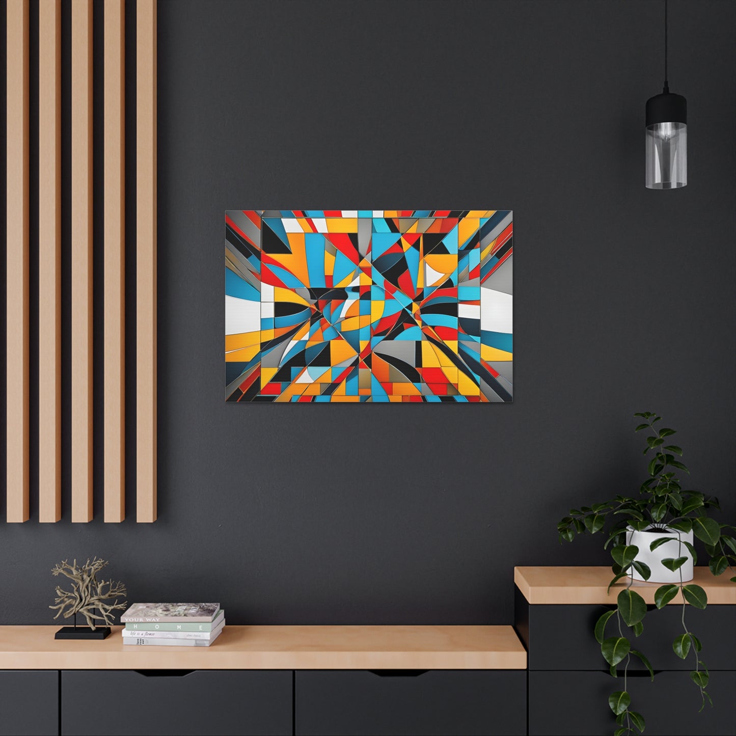 Chromatic Dreams: Abstract Wall Décor