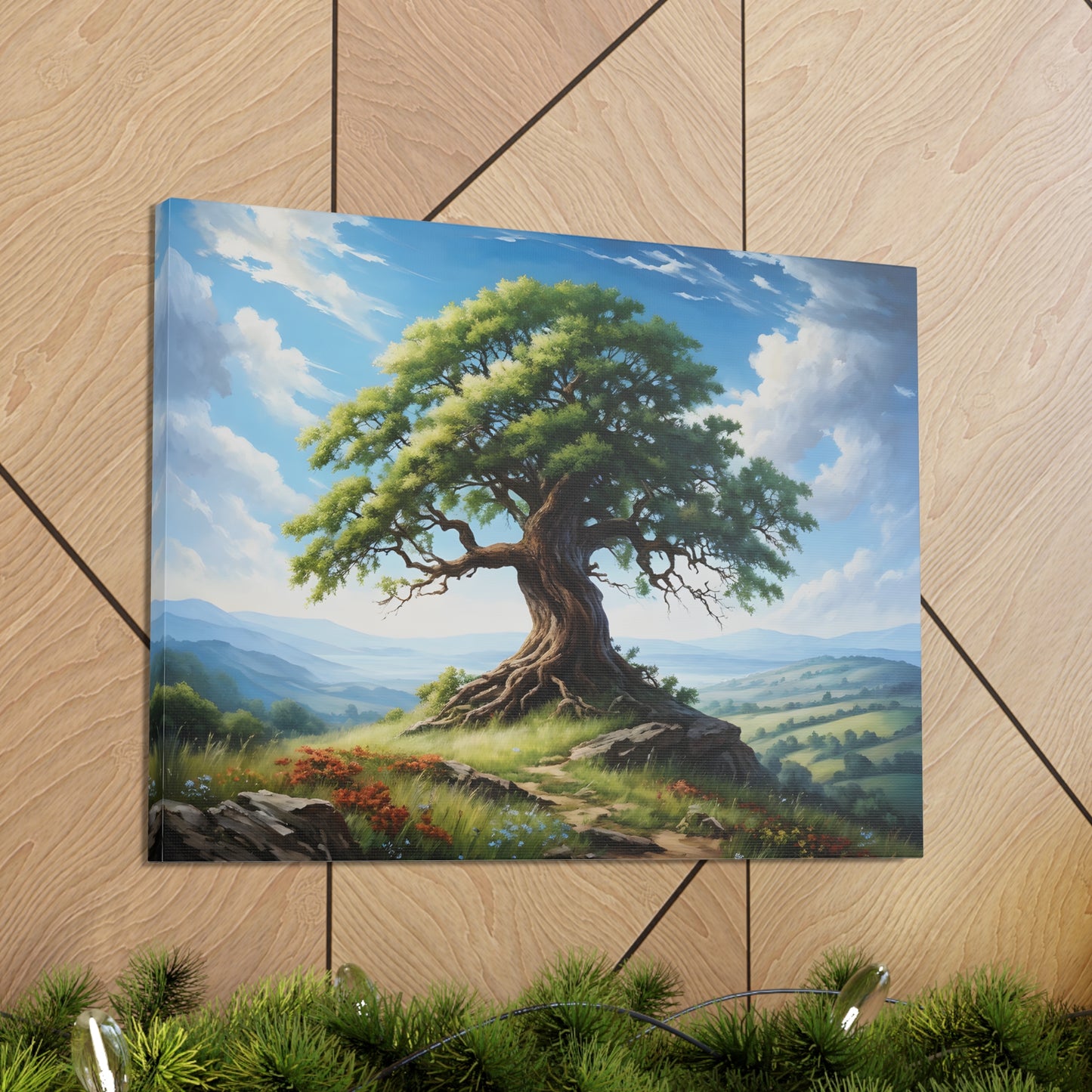 Woodland Peace: Classic Oil Painting Wall Décor