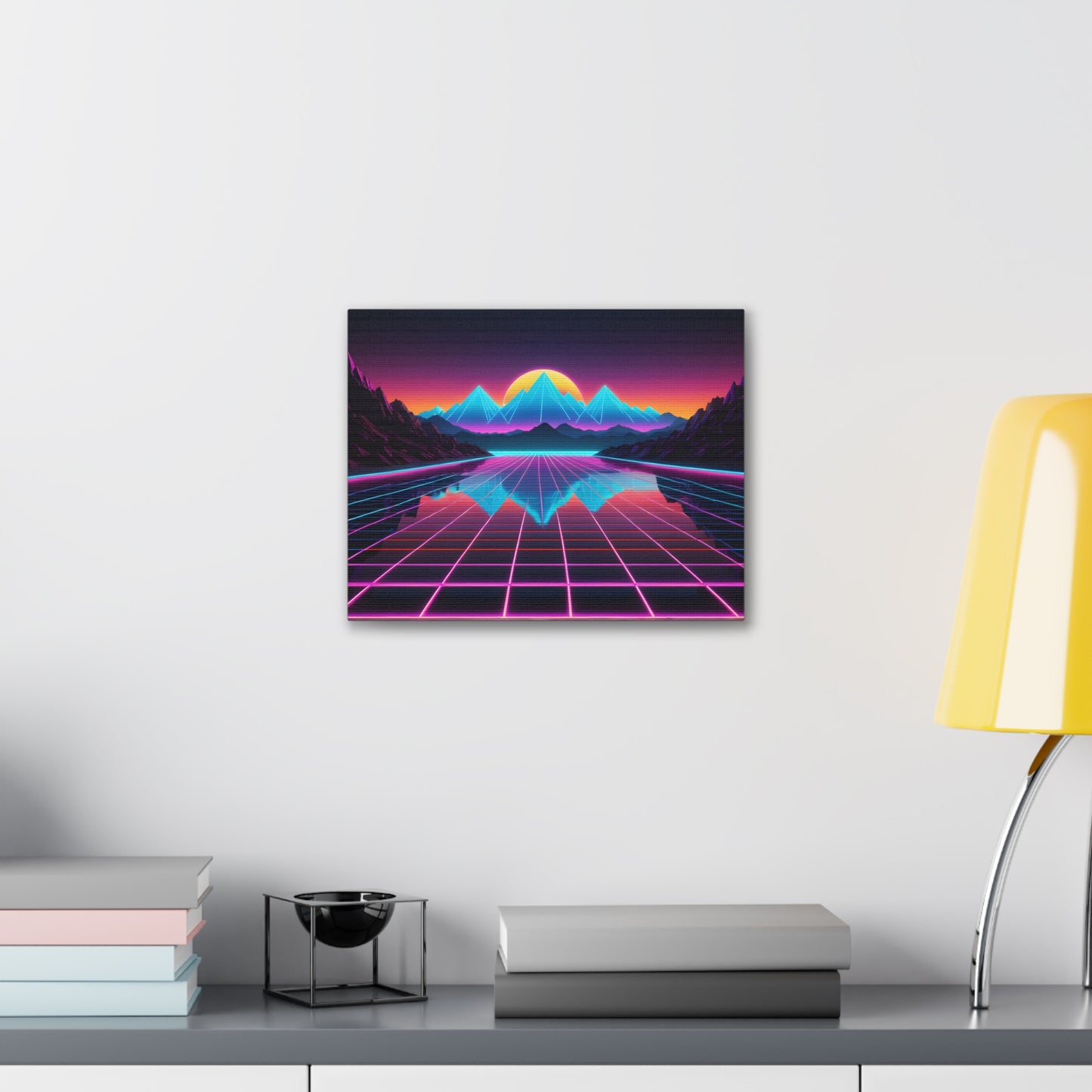 Skyline Dreams: Outrun Wall Décor