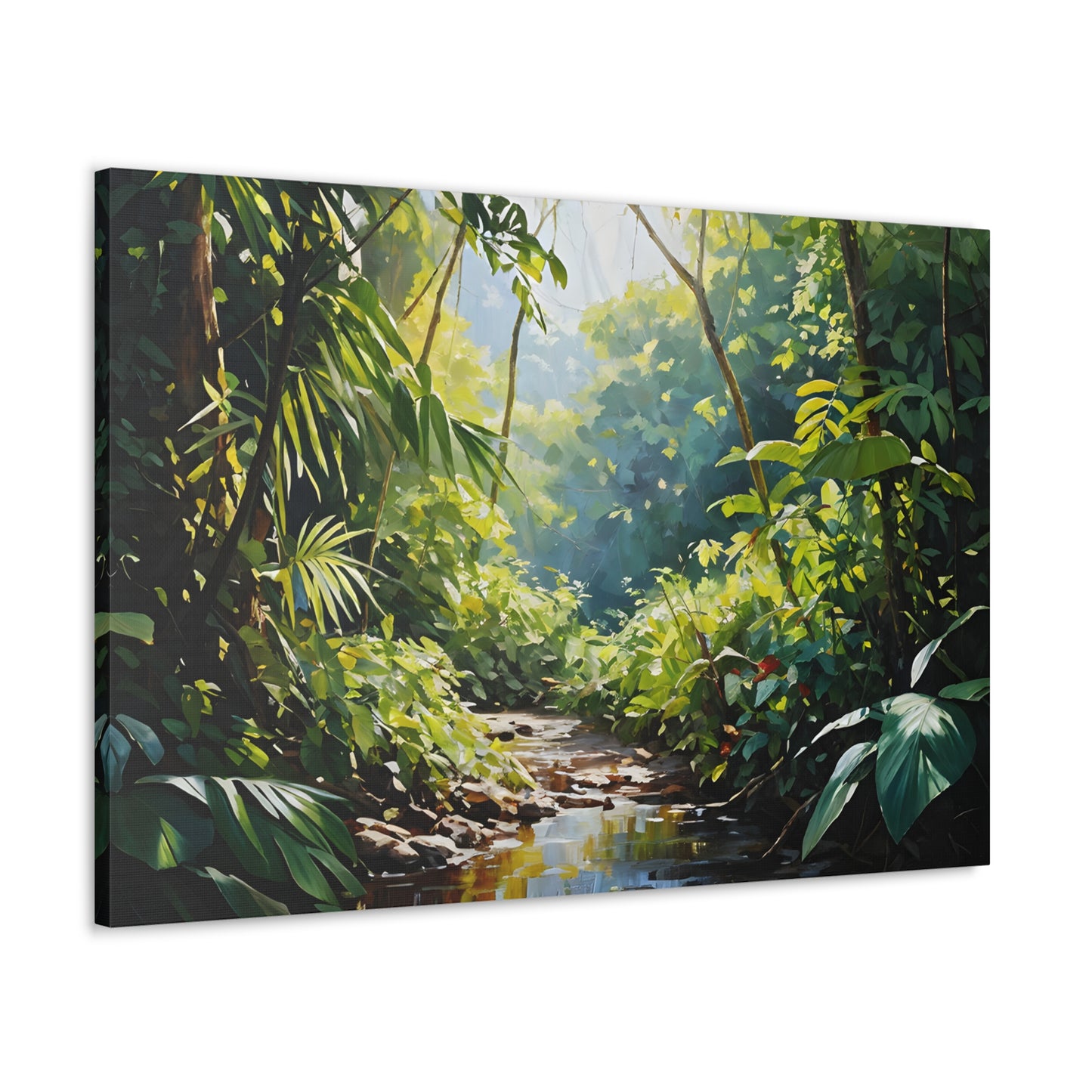 Vibrant Jungle: Classic Oil Painting Wall Décor