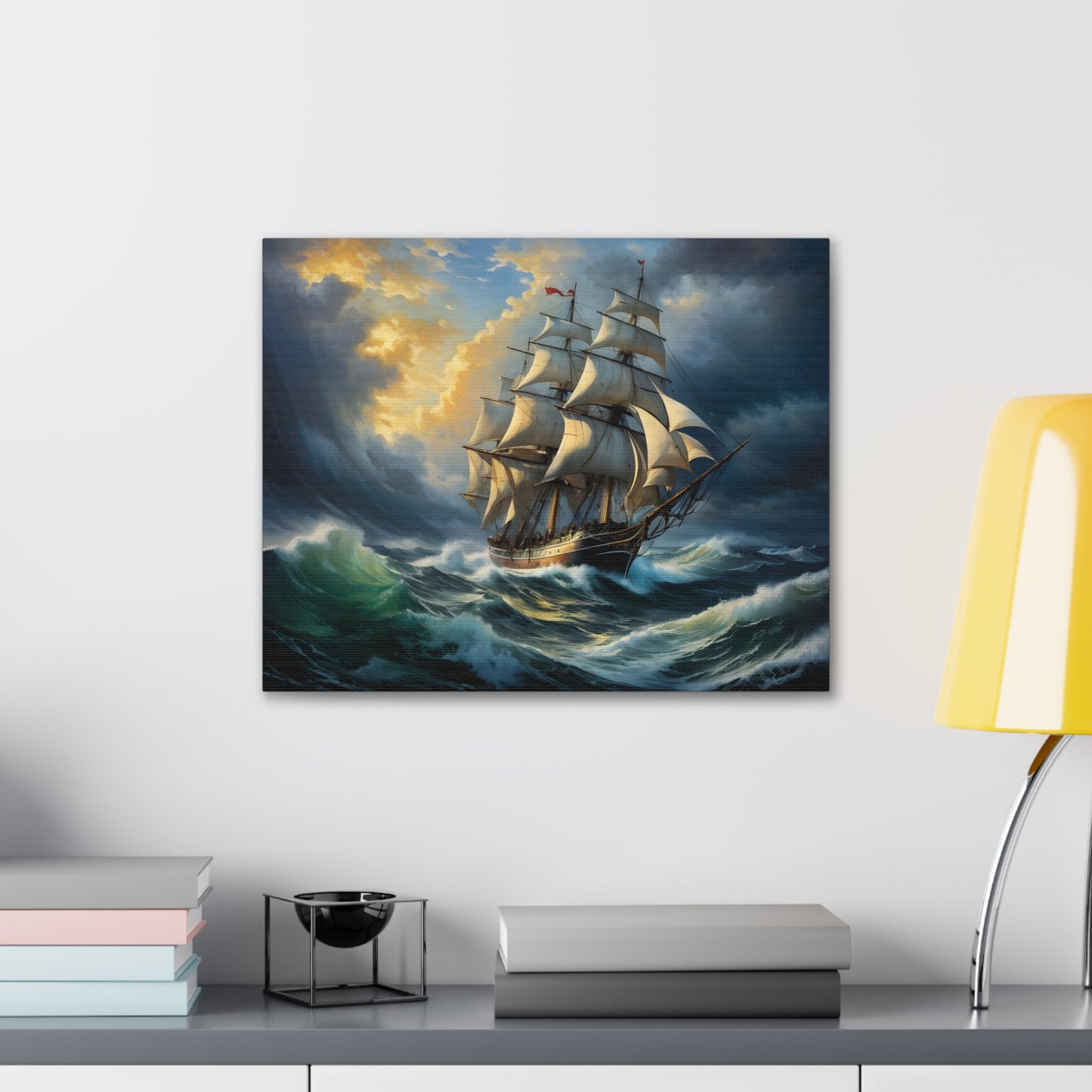 Seafarer's Solitude: Nautical Wall Décor