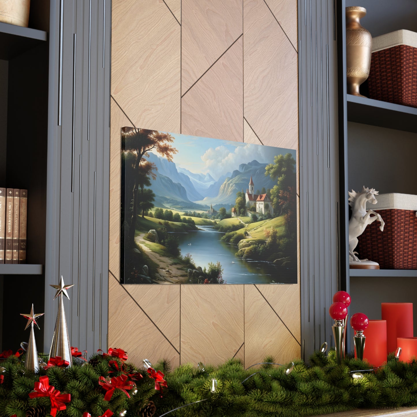 Endless Hills: Classic Oil Painting Wall Décor