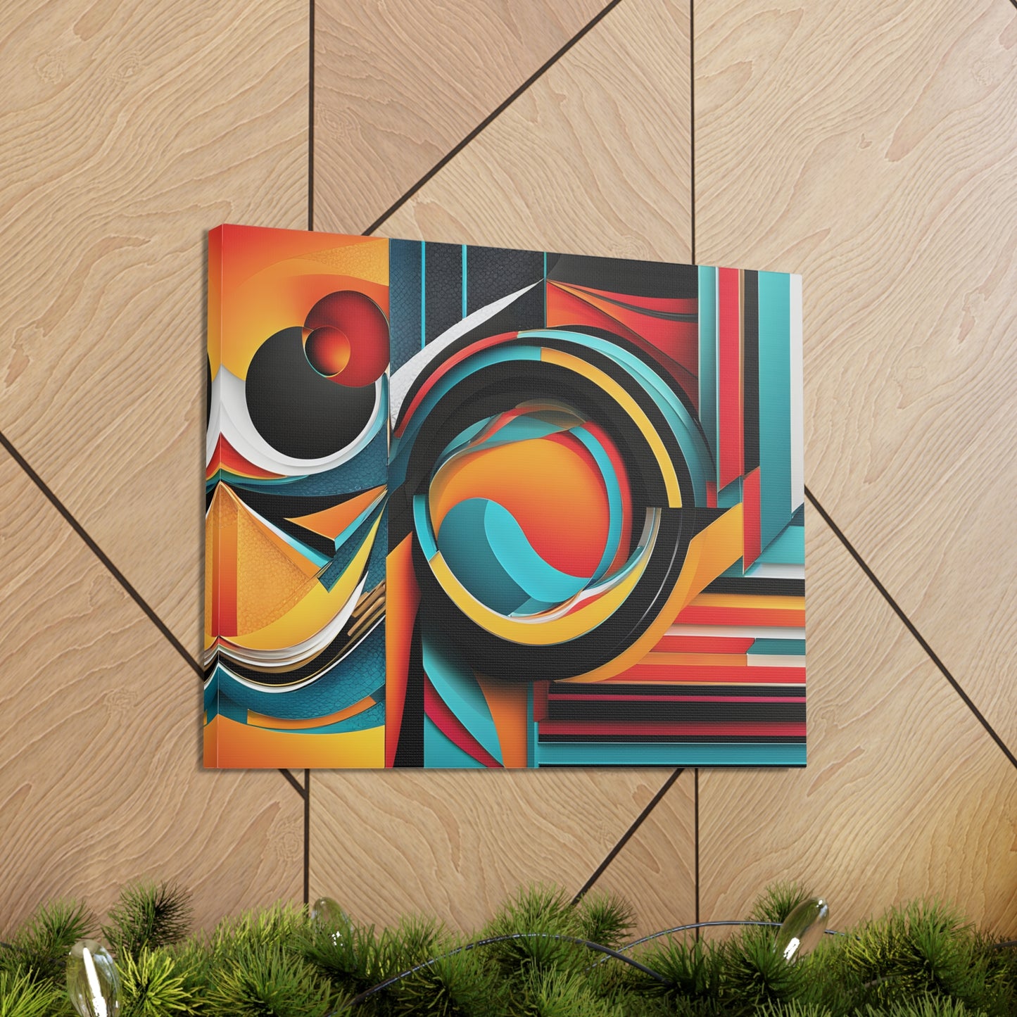 Chromatic Echo: Abstract Wall Décor