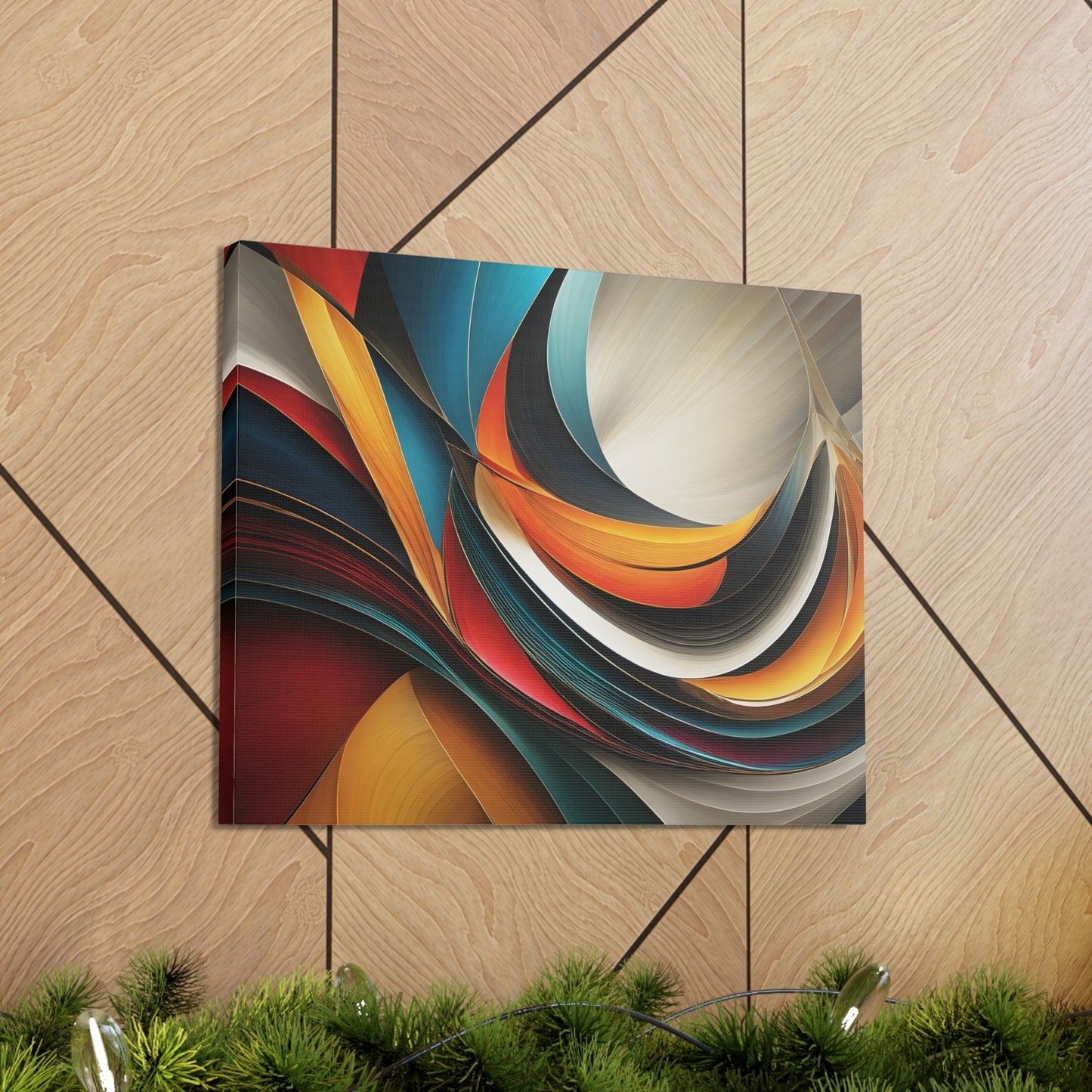 Ethereal Waves: Abstract Wall Décor