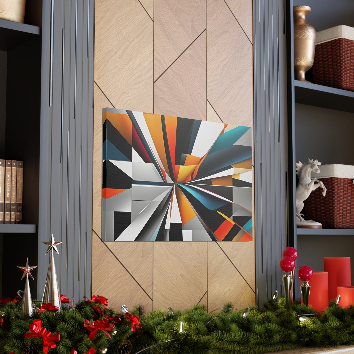 Prism Shadows: Abstract Wall Décor