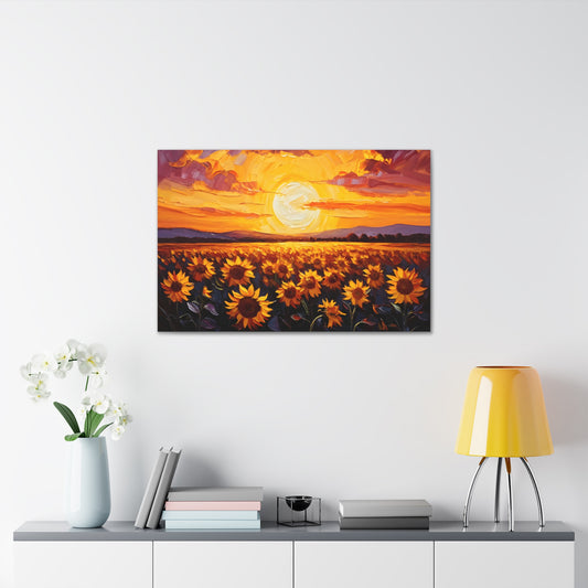 Glowing Garden: Classic Oil Painting Wall Décor