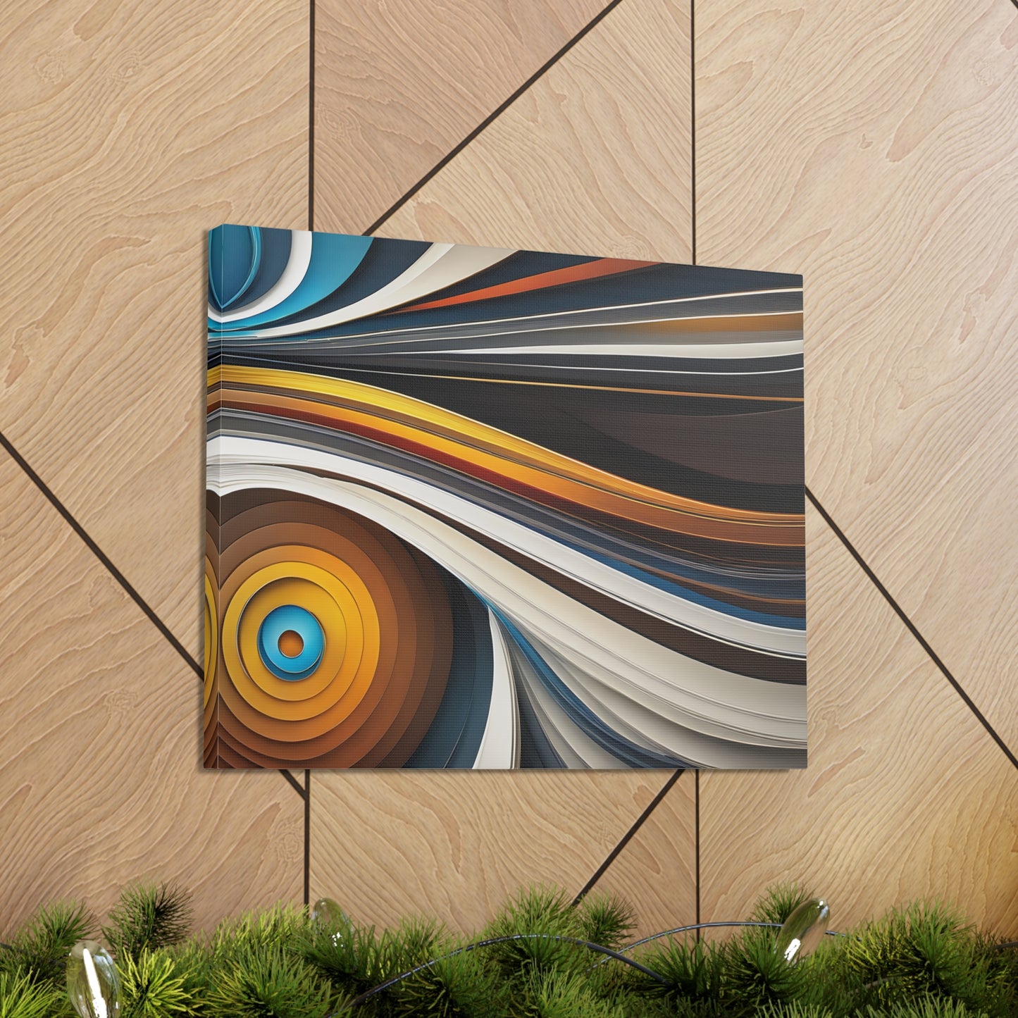 Celestial Whirl: Abstract Wall Décor