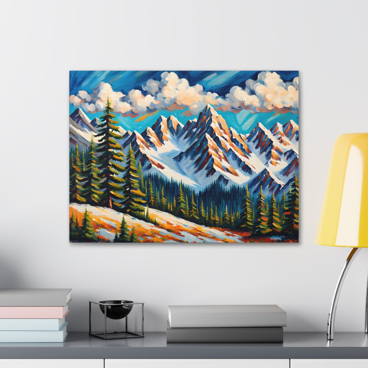 Rolling Clouds: Classic Oil Painting Wall Décor