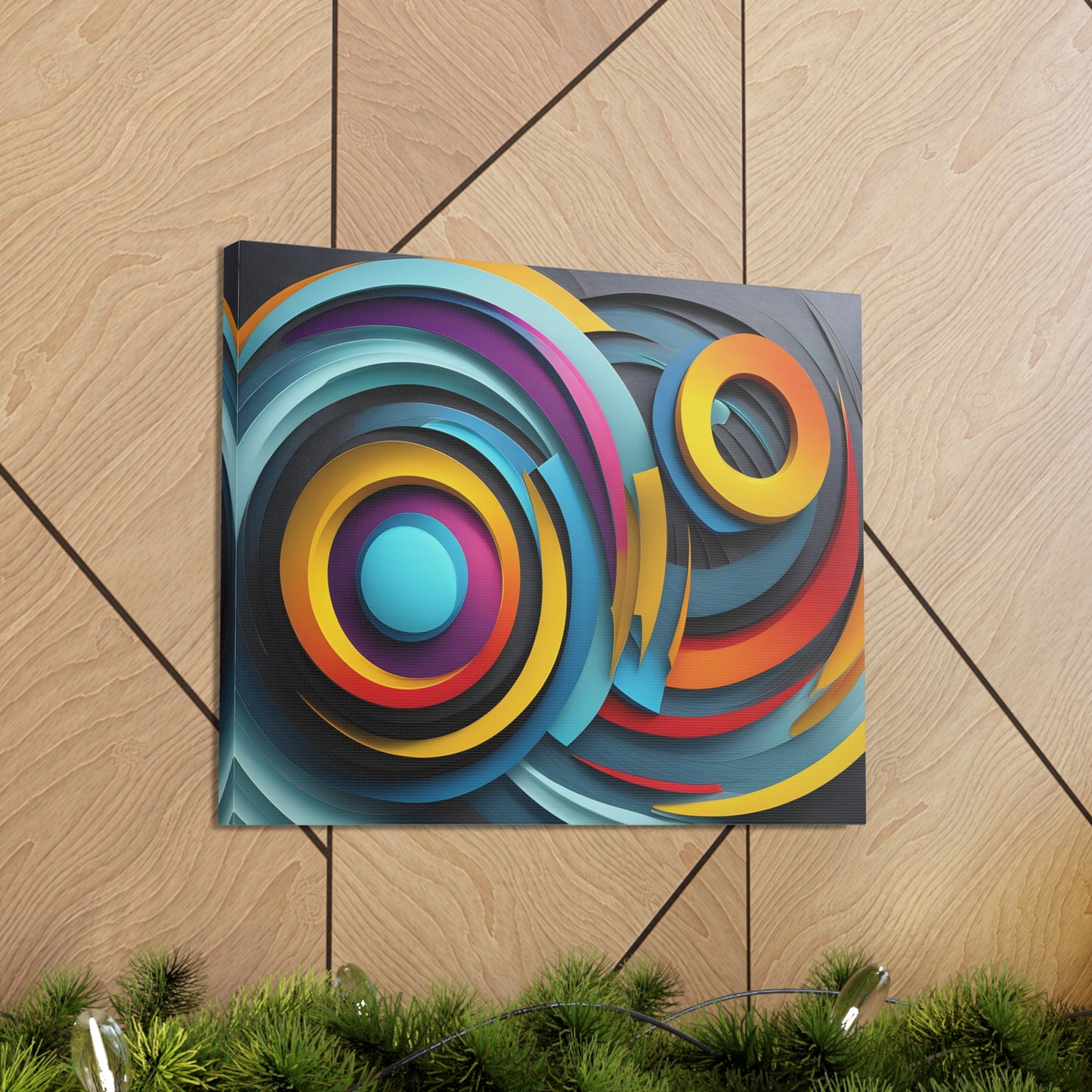 Aurora Canvas: Abstract Wall Décor