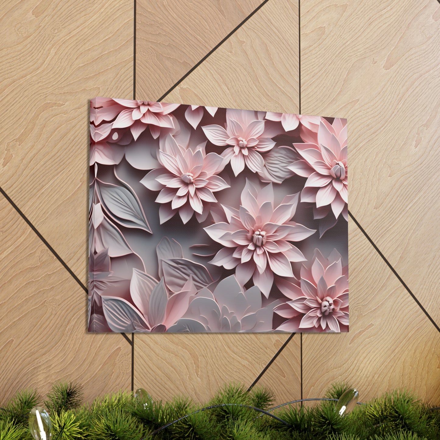 Pastel Petal Dance: Floral Wall Décor