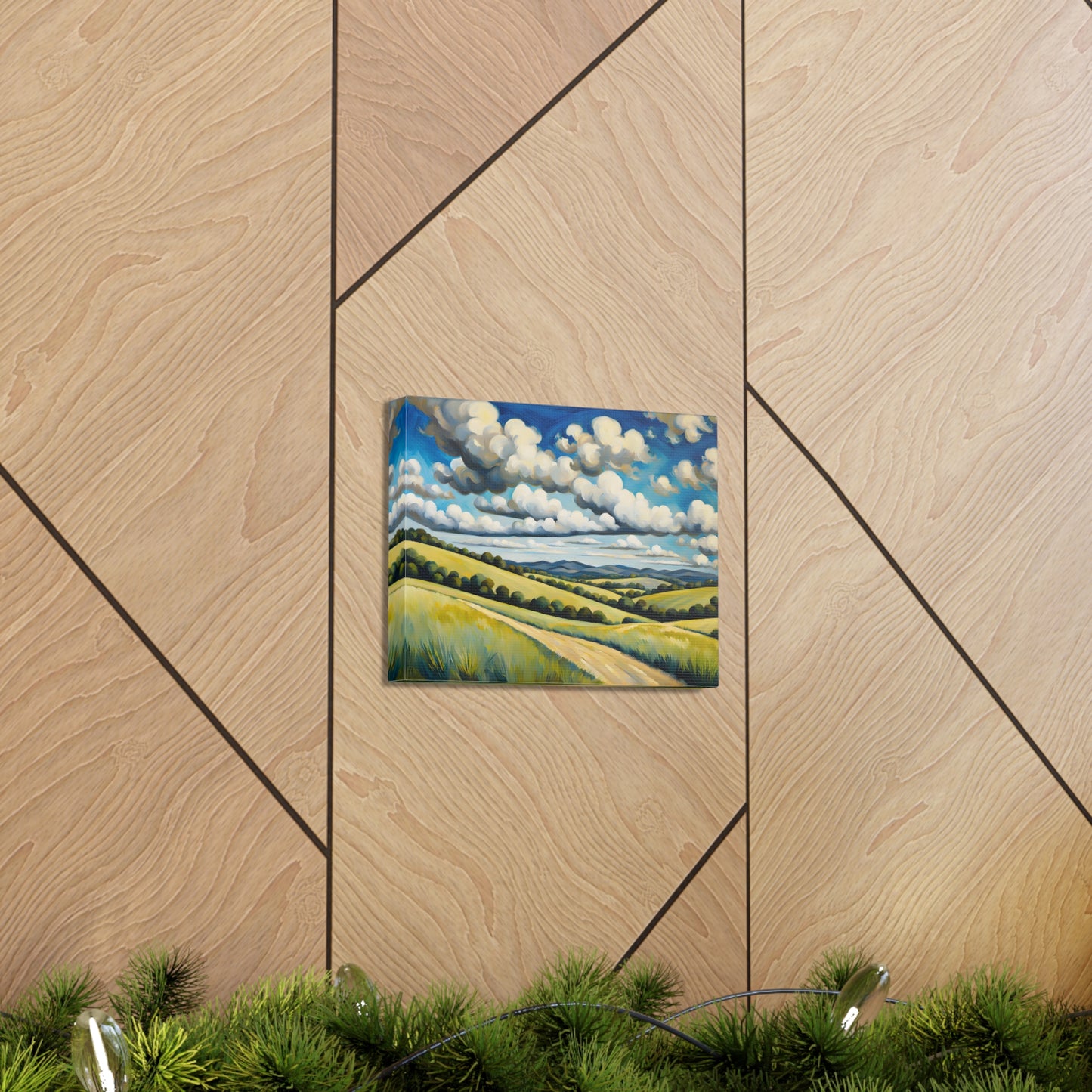 Meadow Bloom: Classic Oil Painting Wall Décor