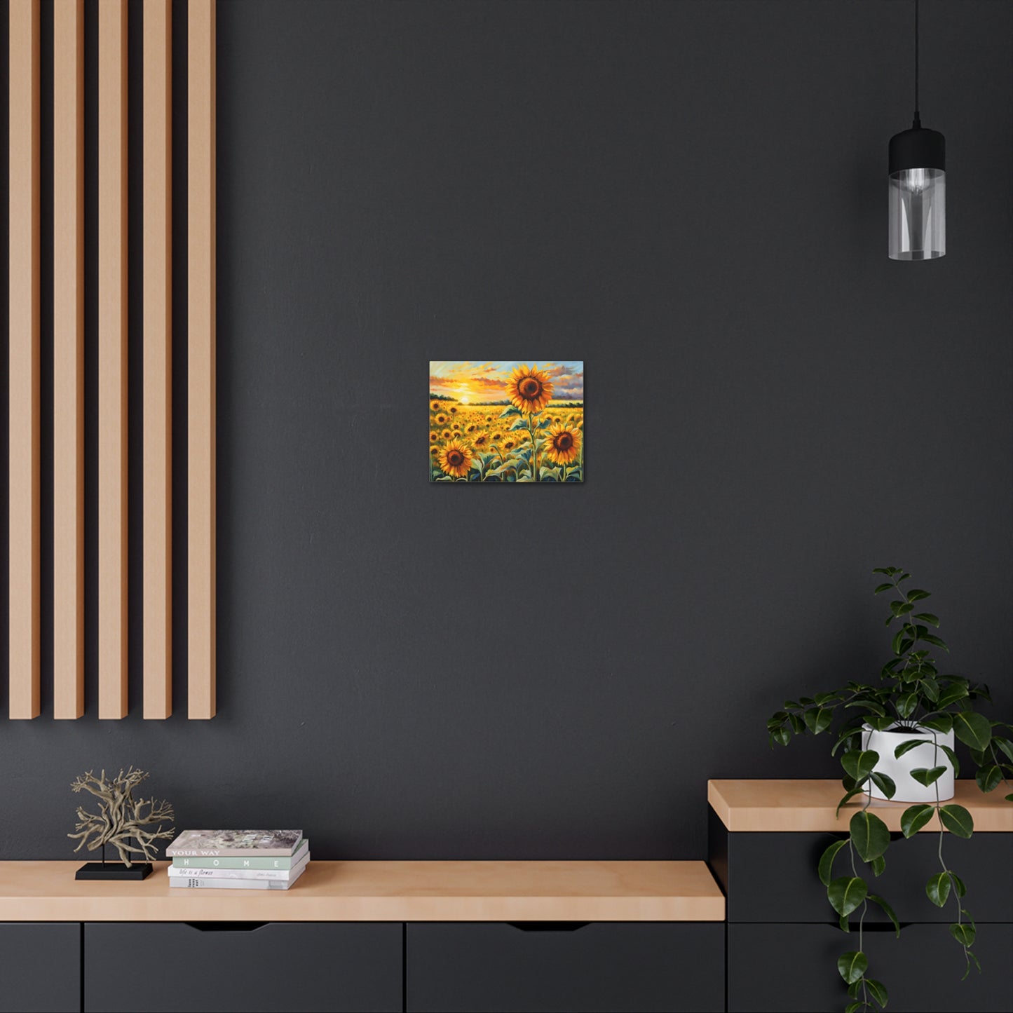 Golden Ridge: Classic Oil Painting Wall Décor