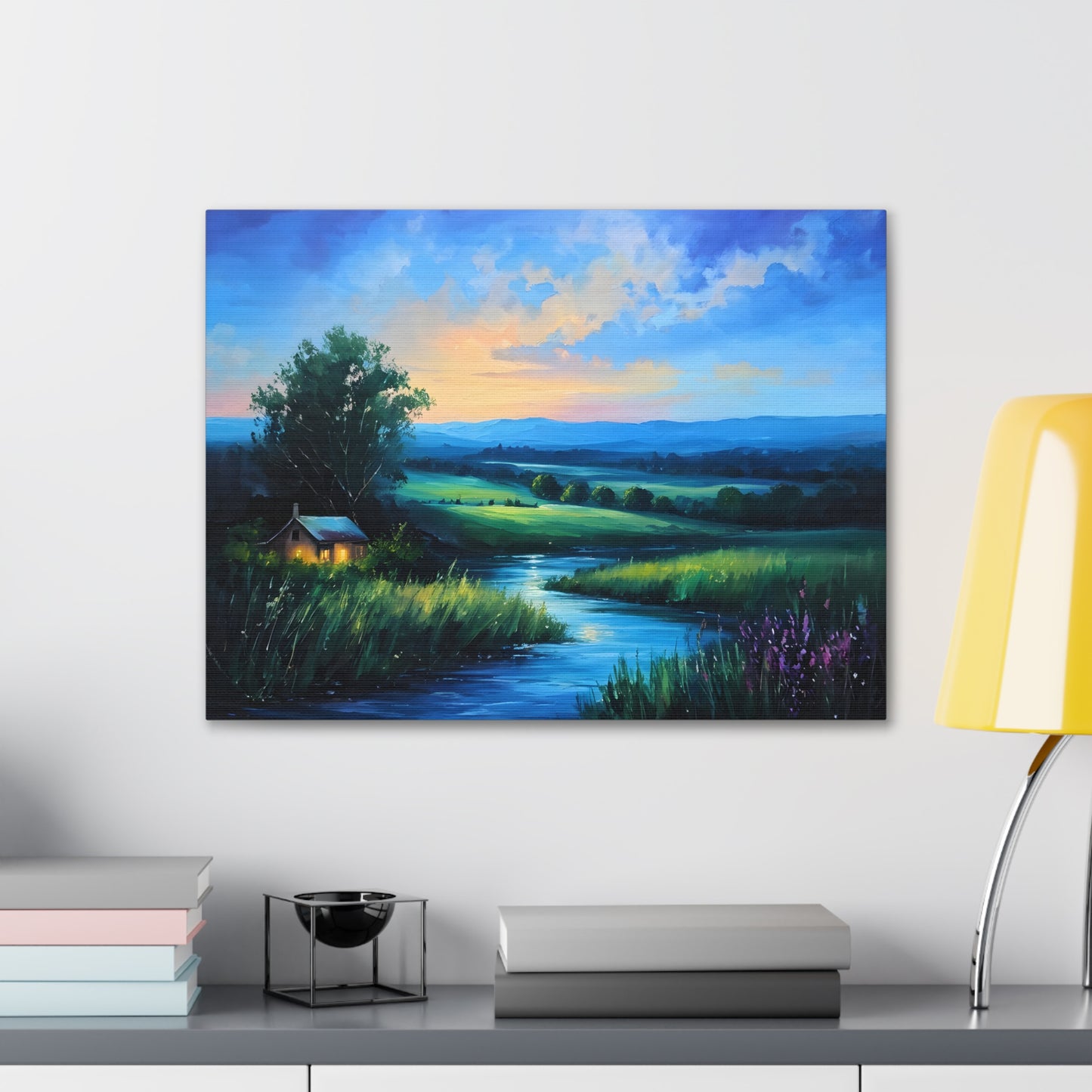 Tranquil Vista: Classic Oil Painting Wall Décor