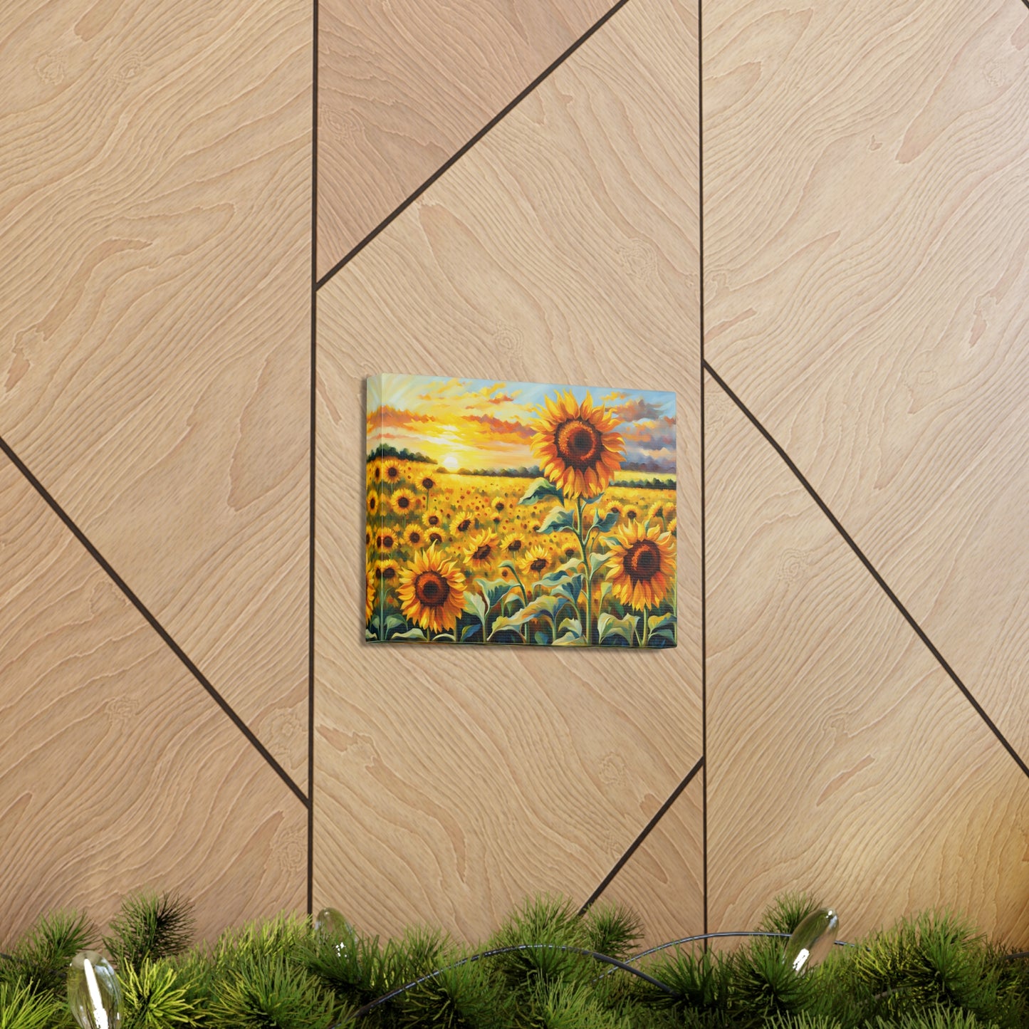 Golden Ridge: Classic Oil Painting Wall Décor