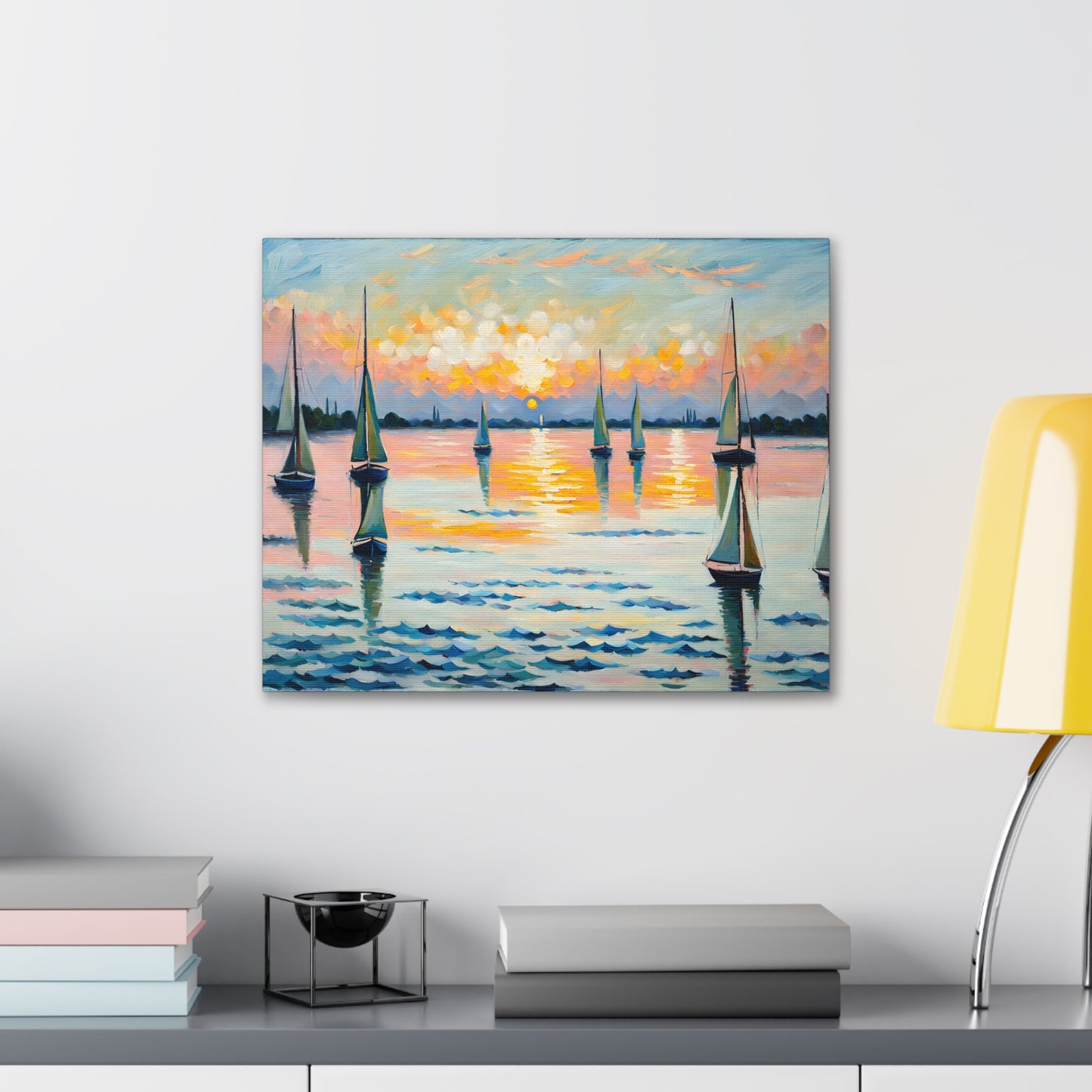 Serene Waters: Classic Oil Painting Wall Décor