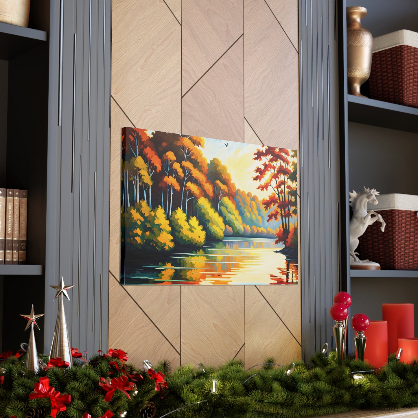 Evening Glow: Classic Oil Painting Wall Décor