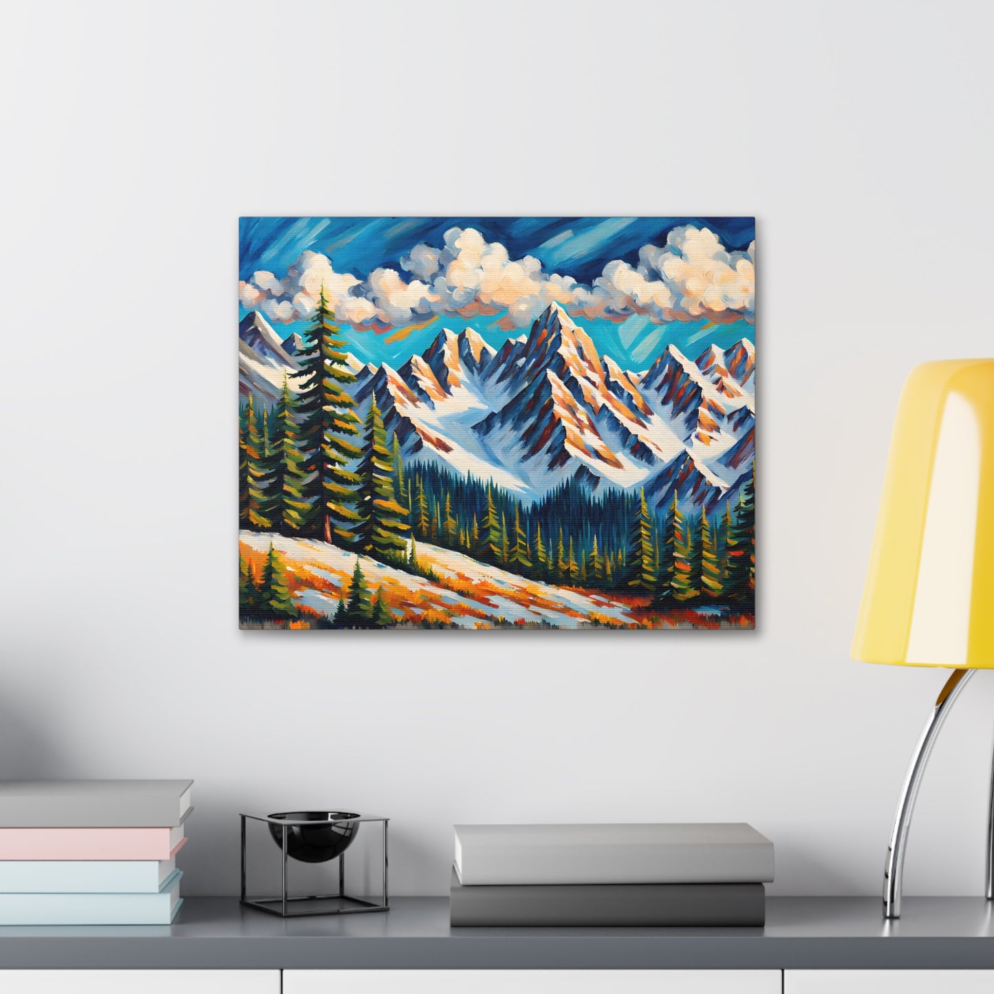 Rolling Clouds: Classic Oil Painting Wall Décor