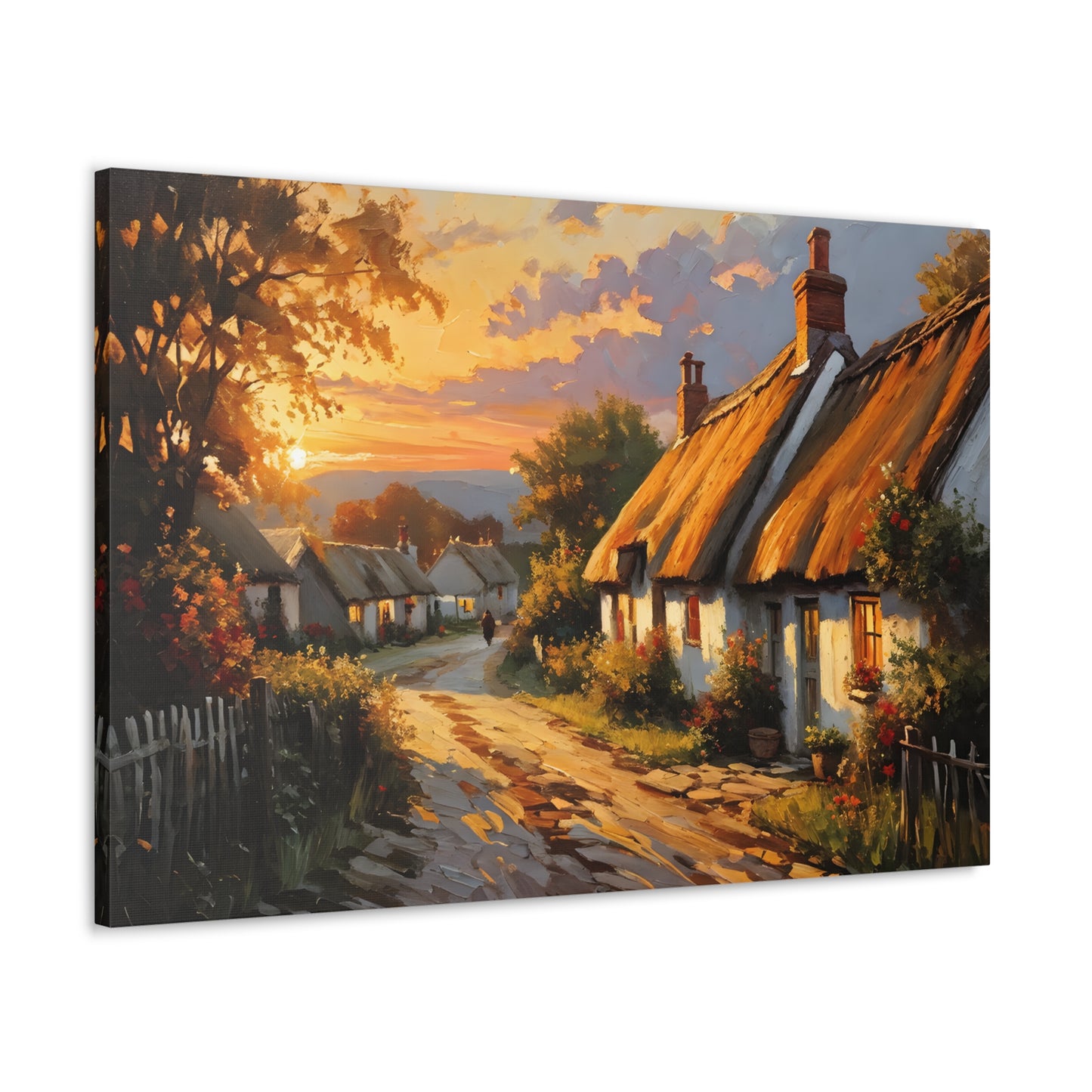 Morning Mist: Classic Oil Painting Wall Décor