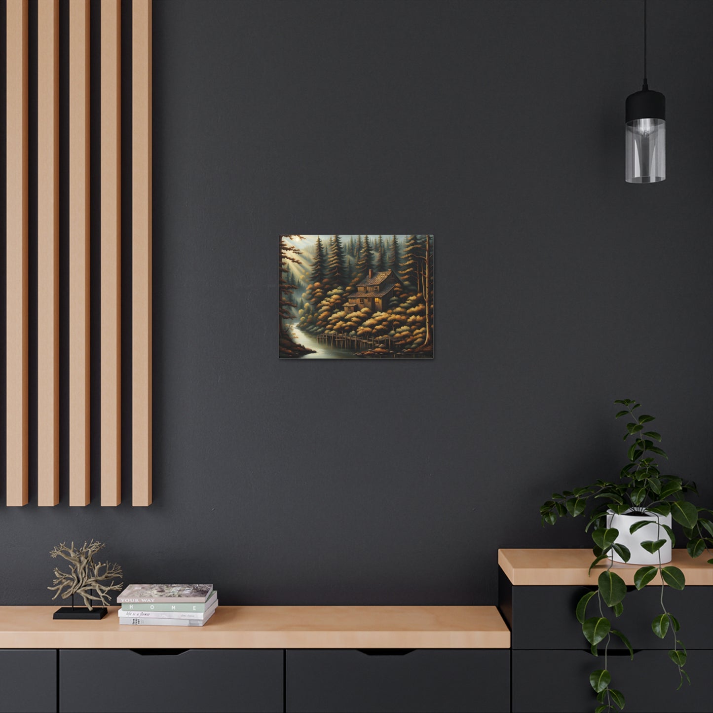 Verdant Retreat: Classic Oil Painting Wall Décor